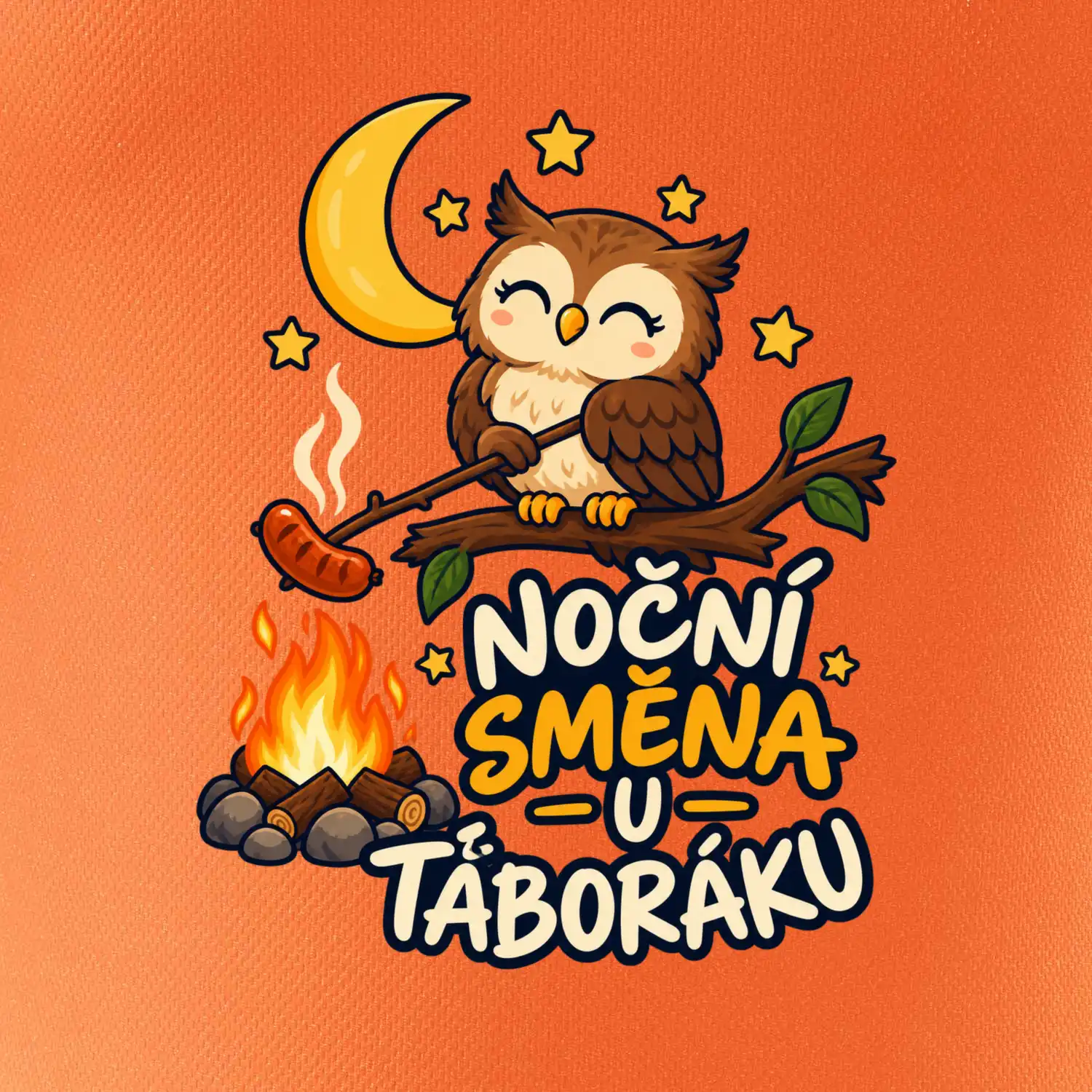 Noční směna u táboráku