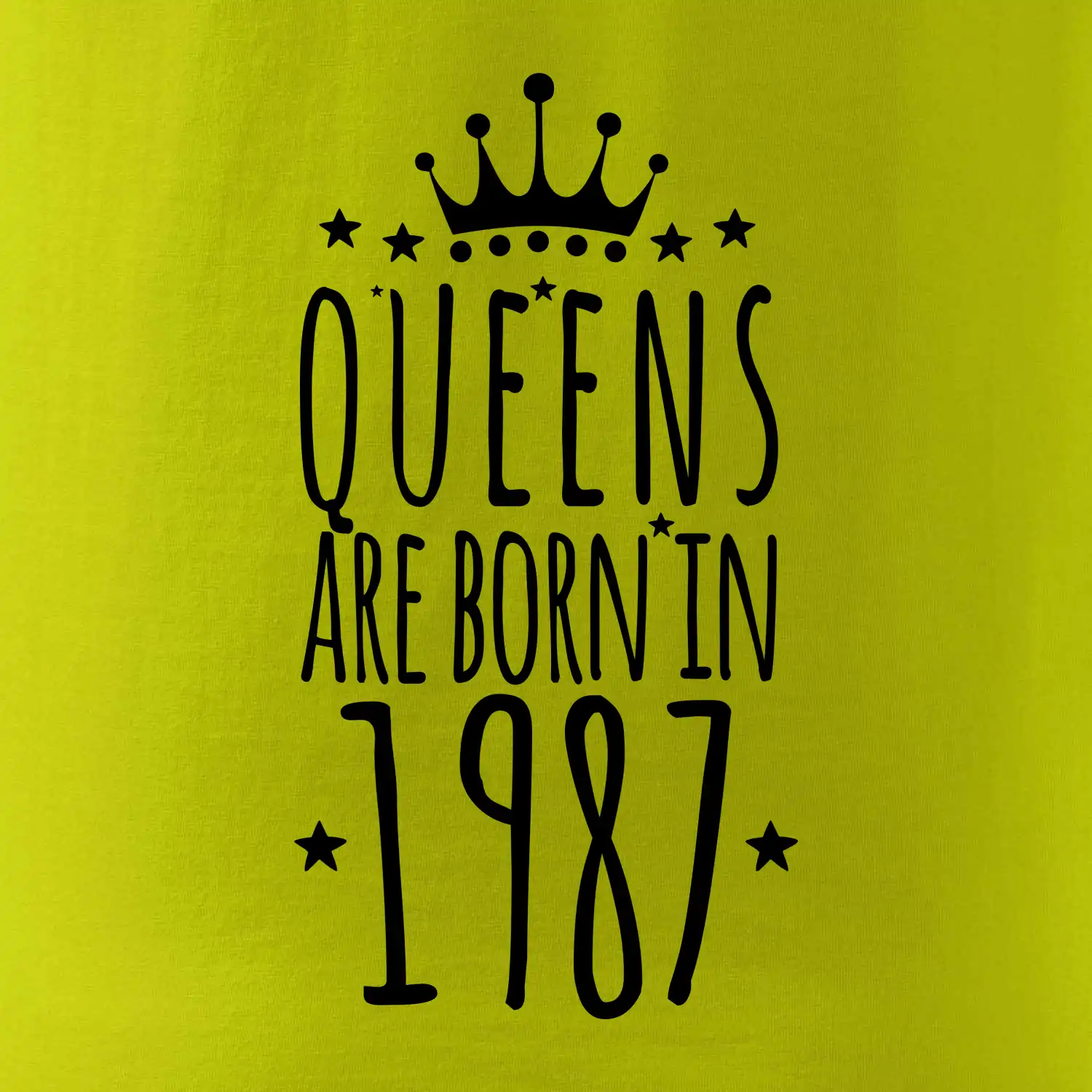 Queens are born in 1987