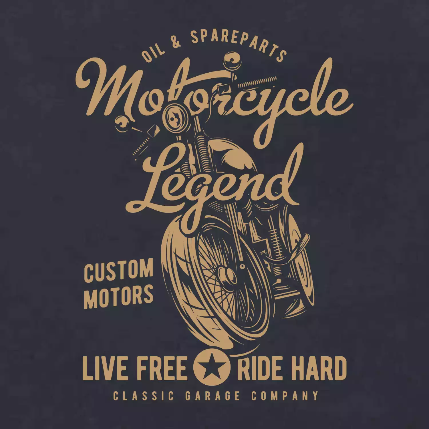 Motorcycle Legend Live free Ride hard