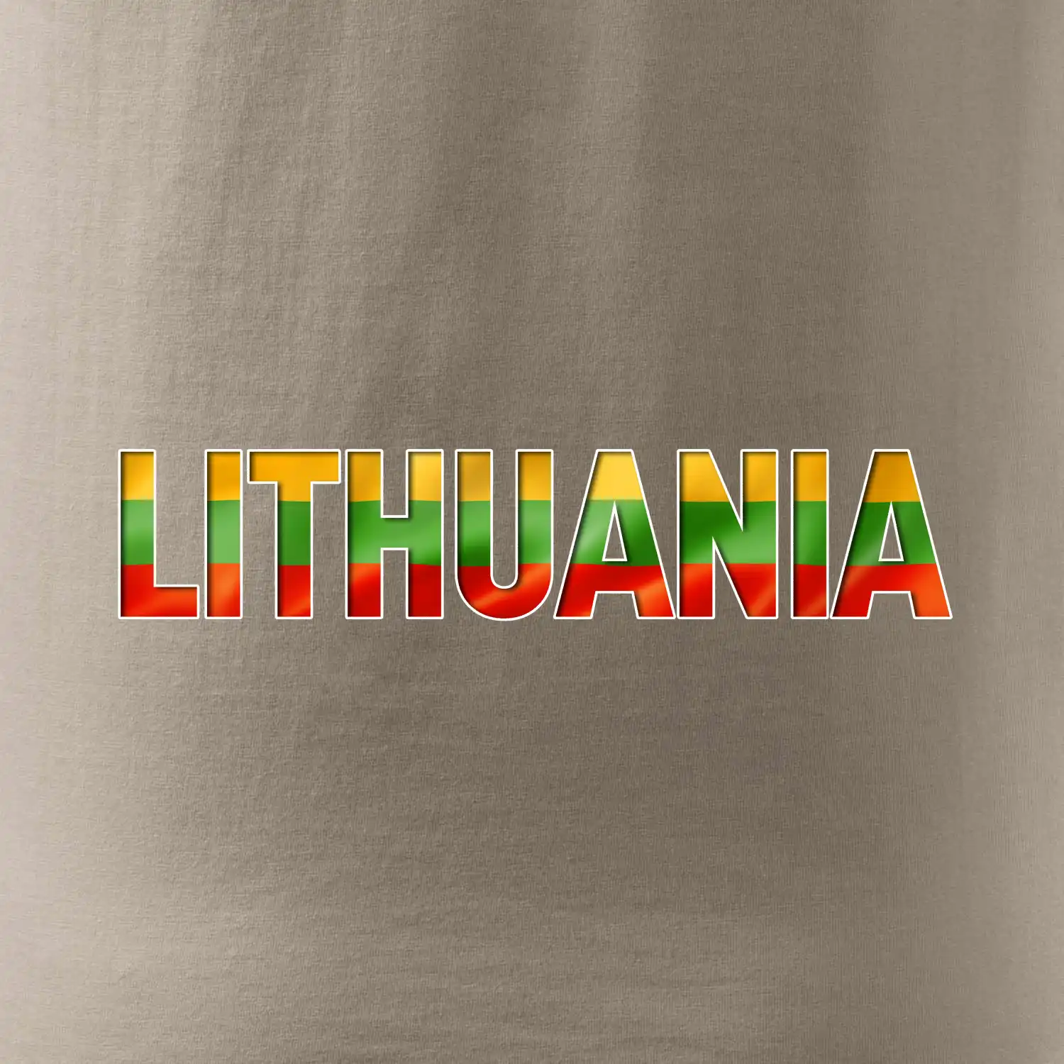 Lithuania - nápis vlajka