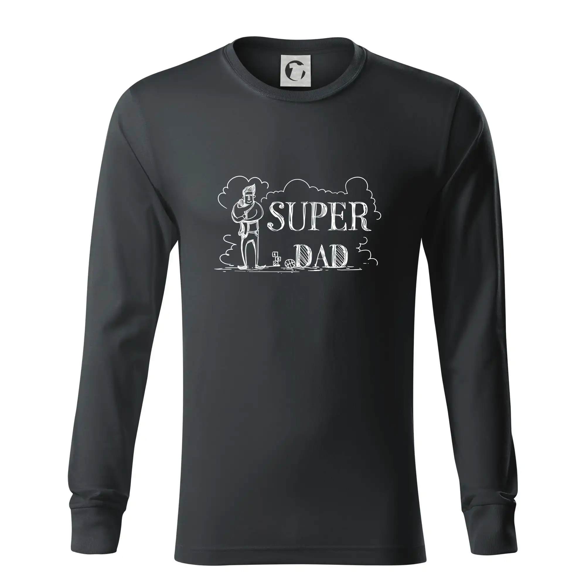 Kreslený nápis super dad