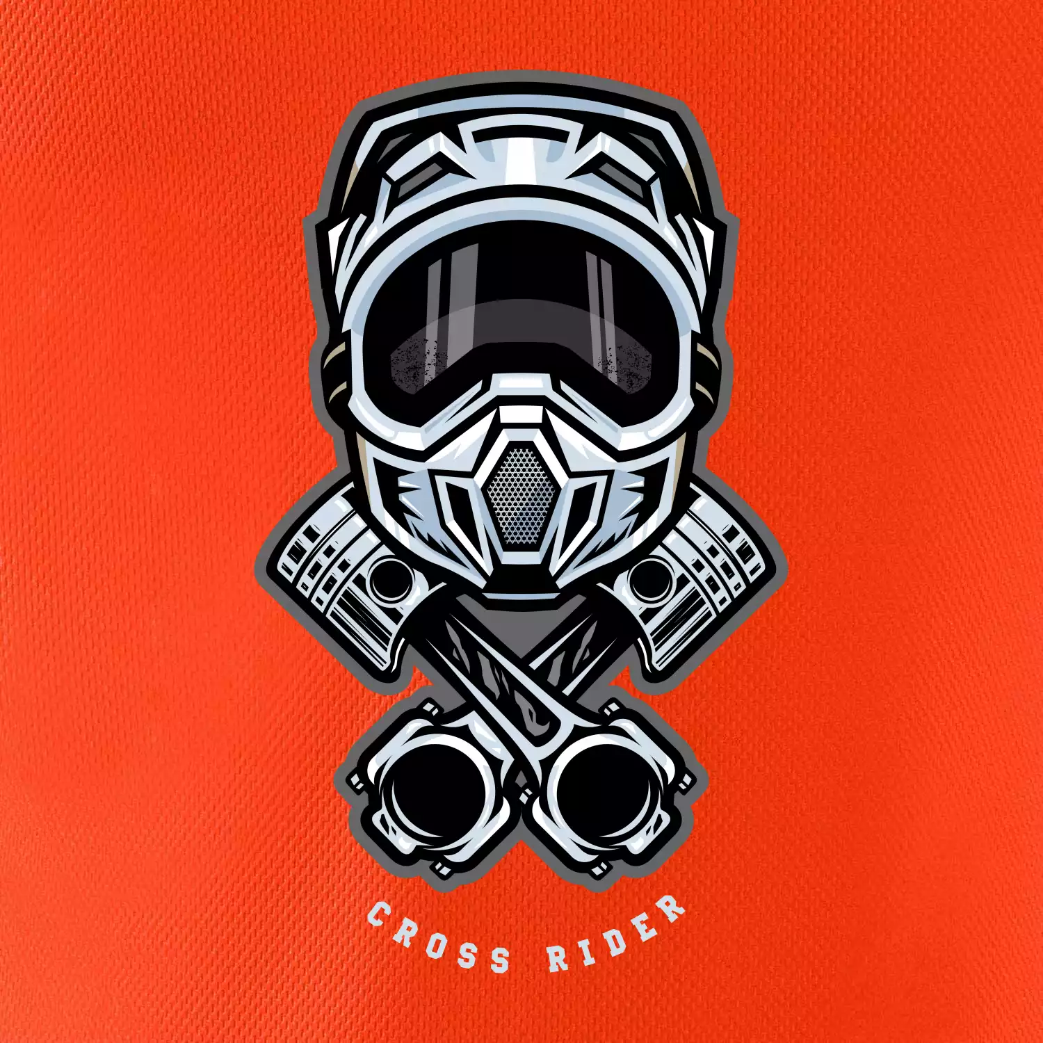 Cross rider písty helma