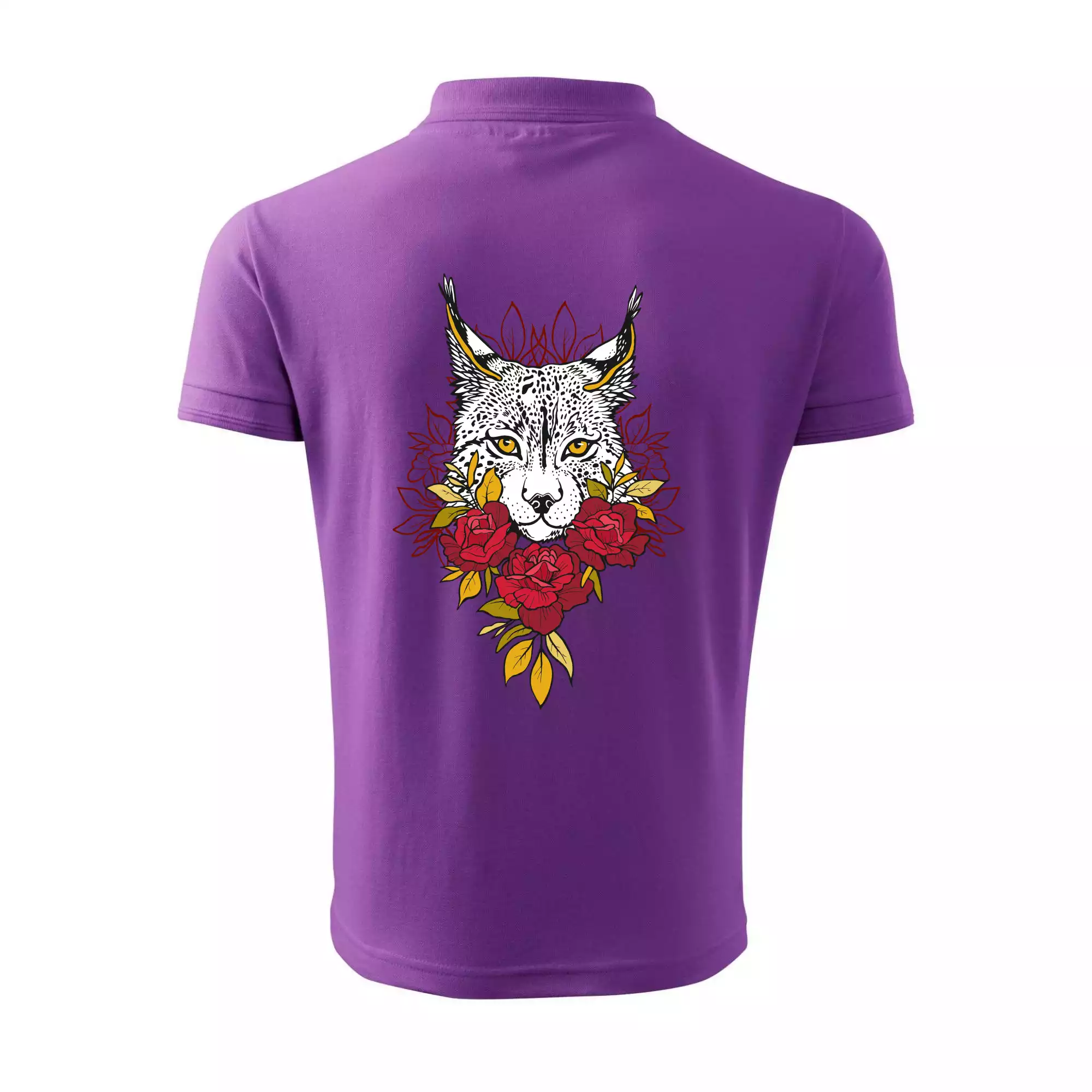 Rys s červenými růžemi  (Pecka design)