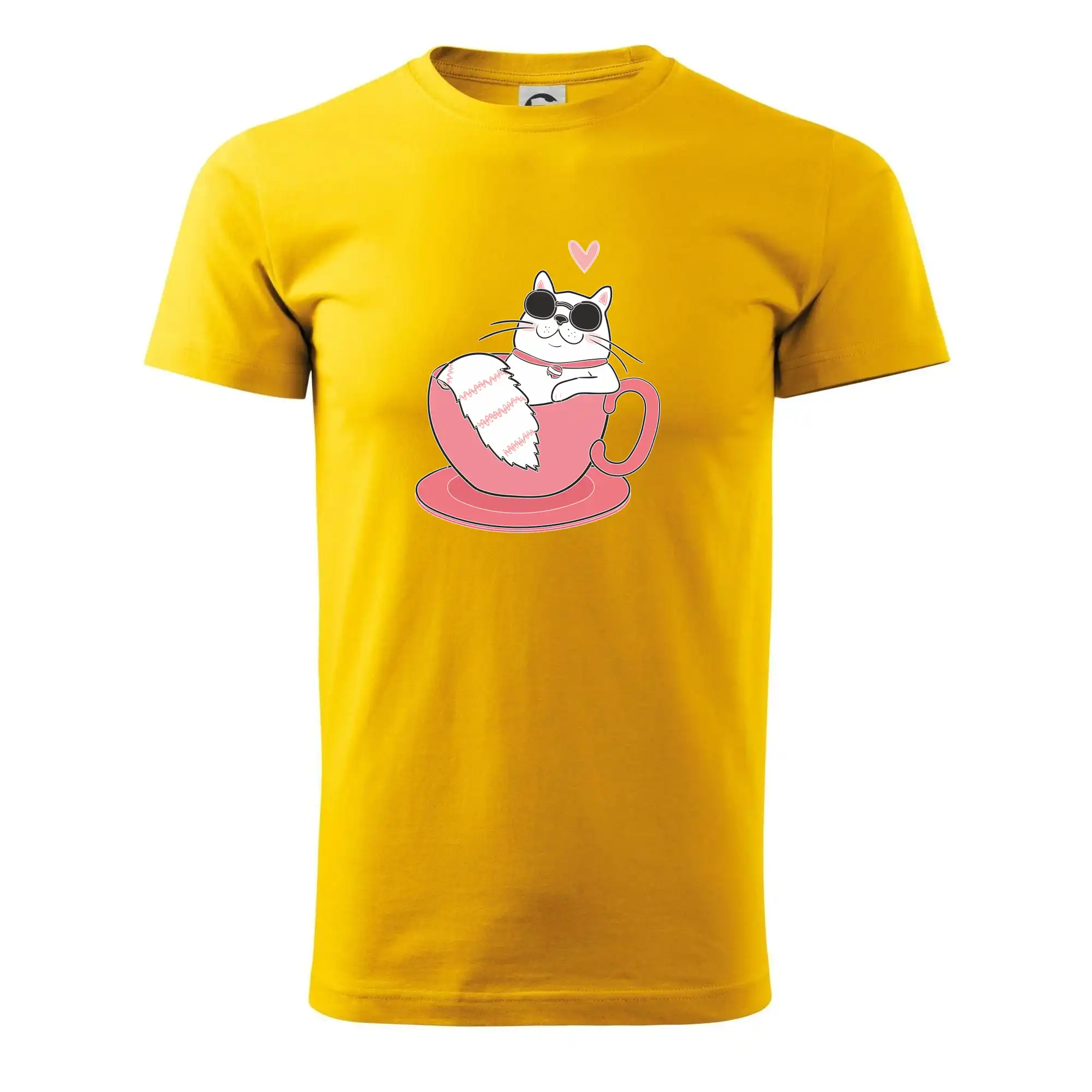 Hustá kočka v hrníčku