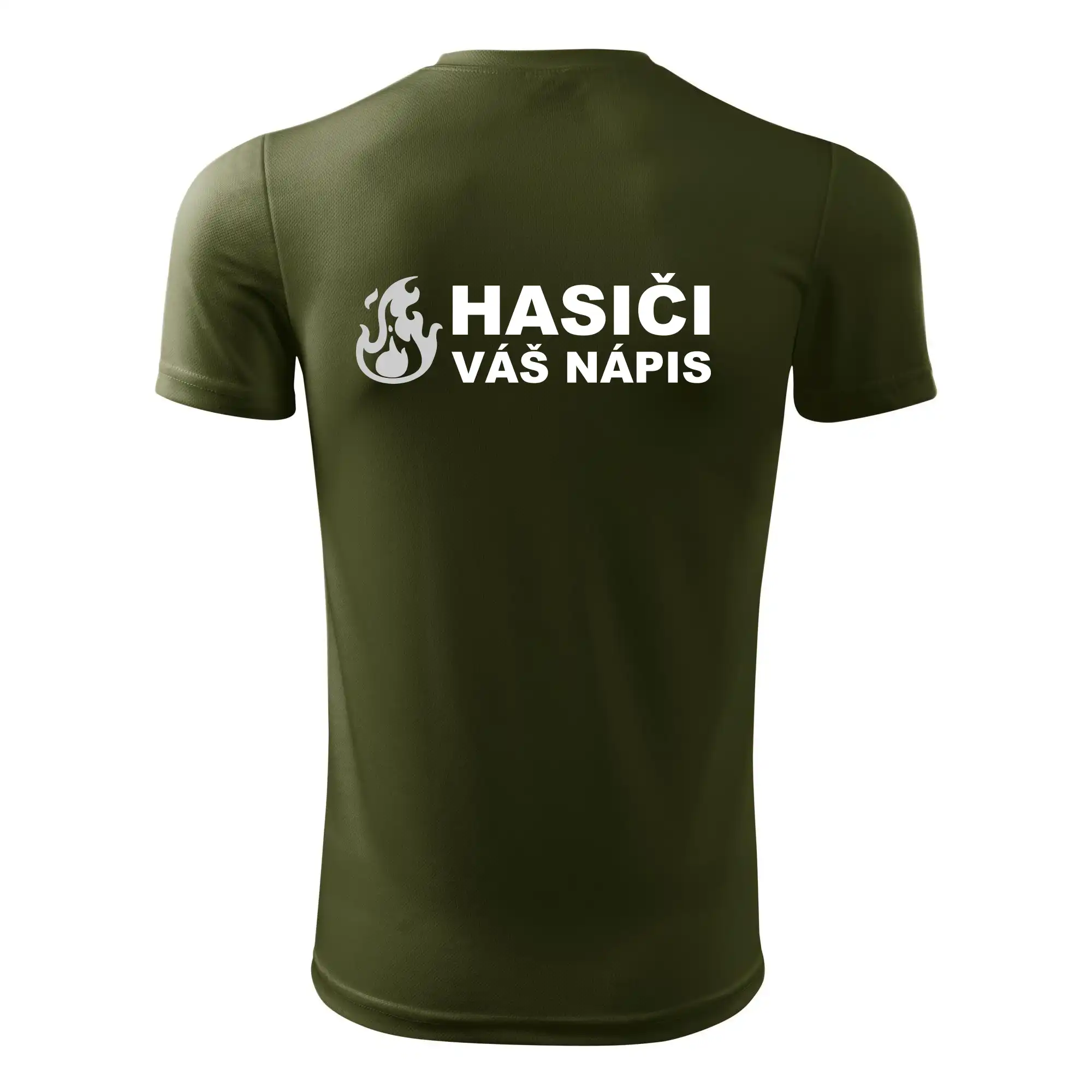 Hasiči REFLEXNÍ (oheň, Firesport, název sboru - vlastní nápis)