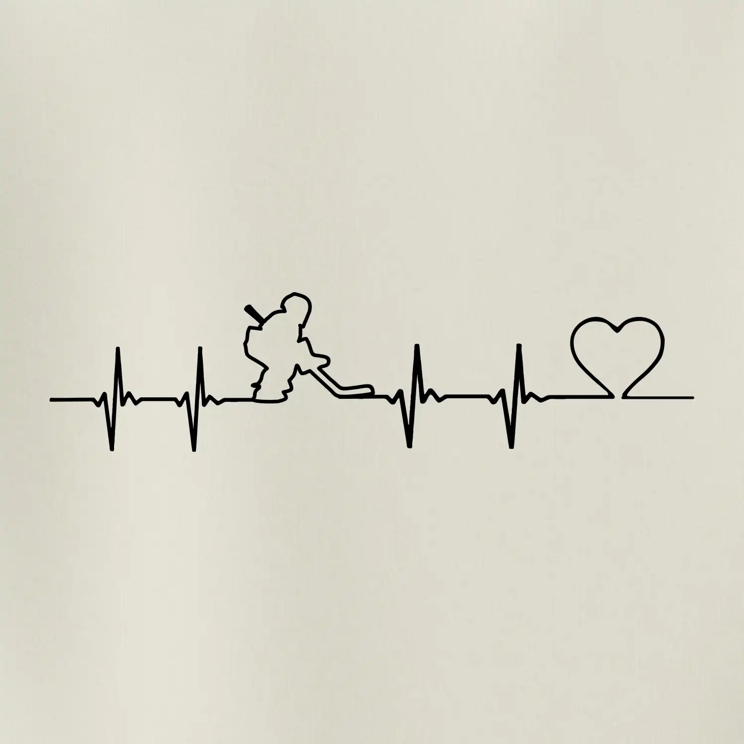 Hokejový brankář  EKG