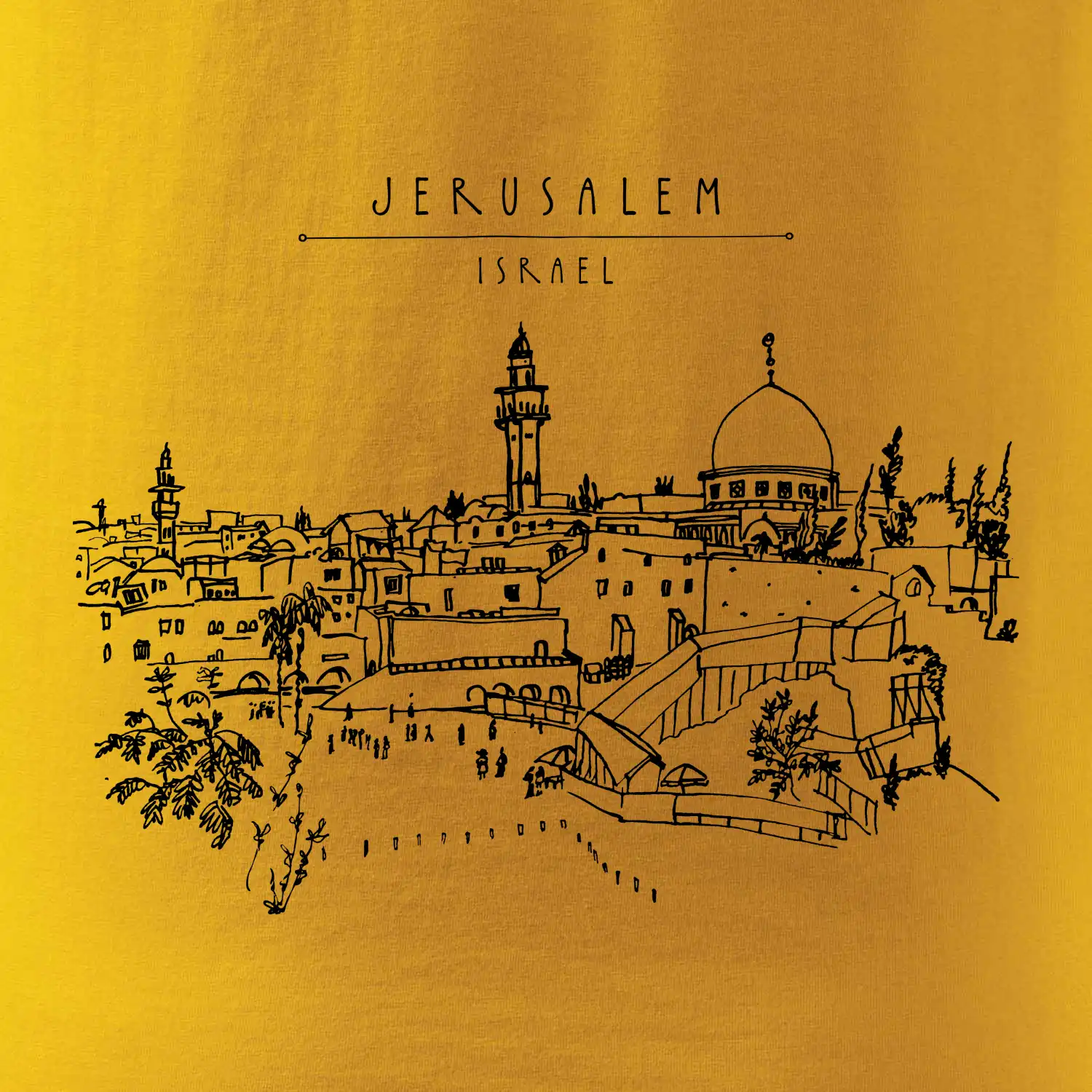 Kreslený Jeruzalém