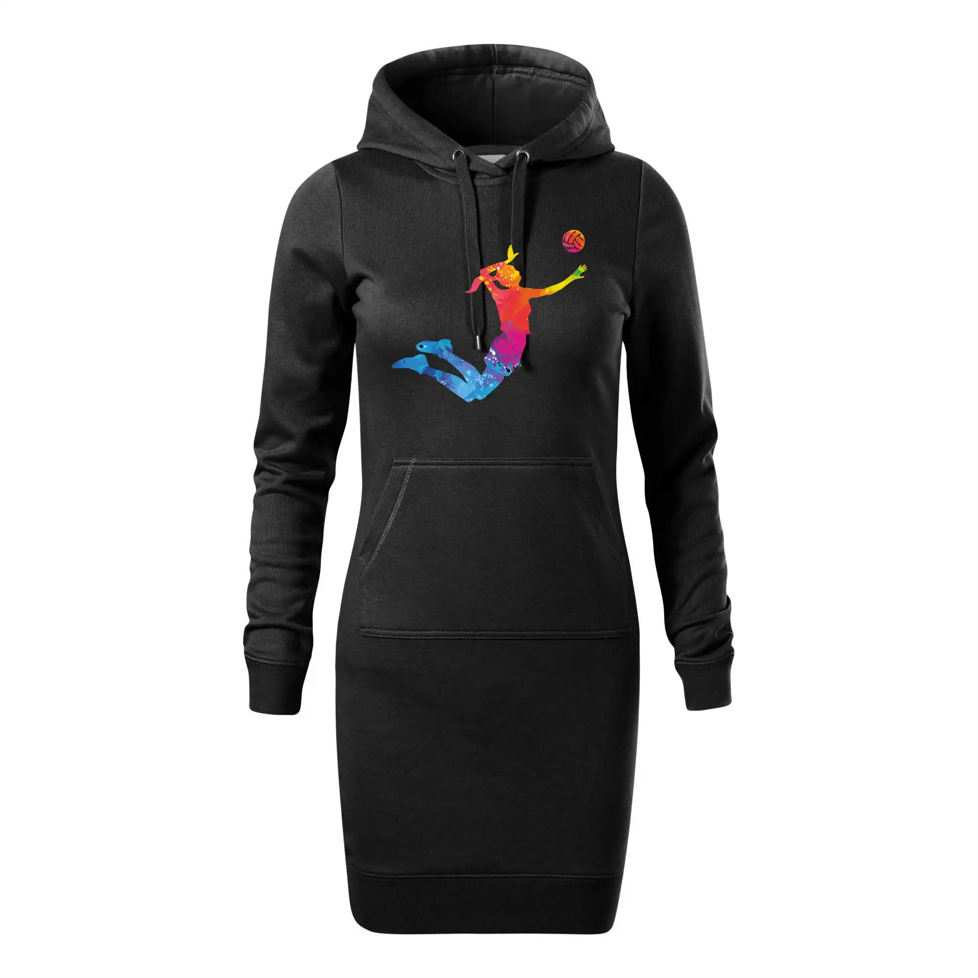 Volejbalistka splash s míčem