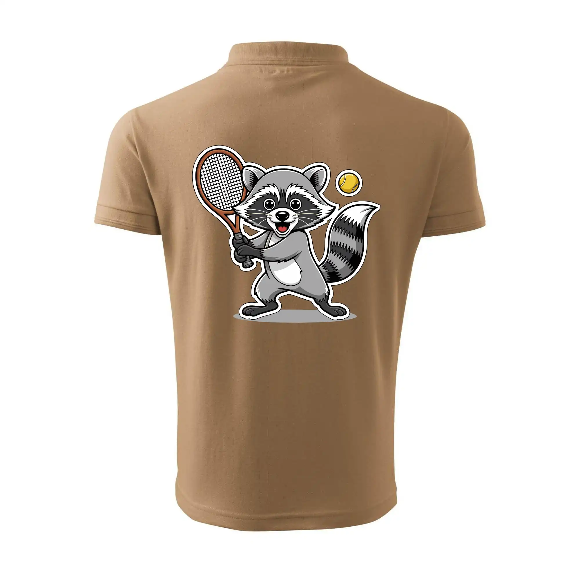 Mýval hraje tenis kreslený