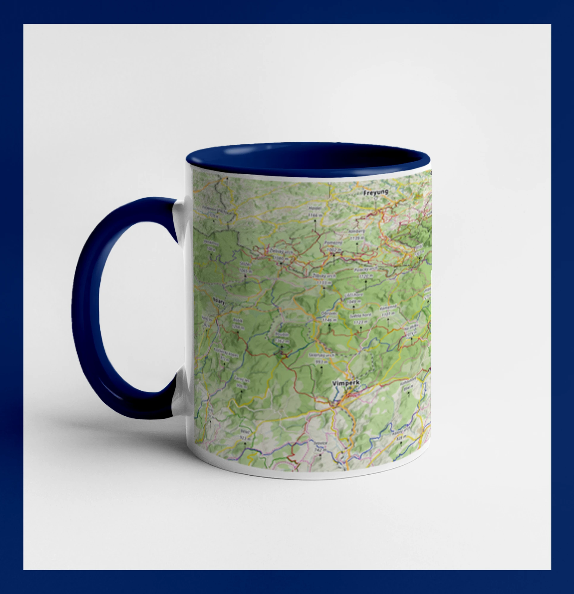 Hrnek - Šumava mapa