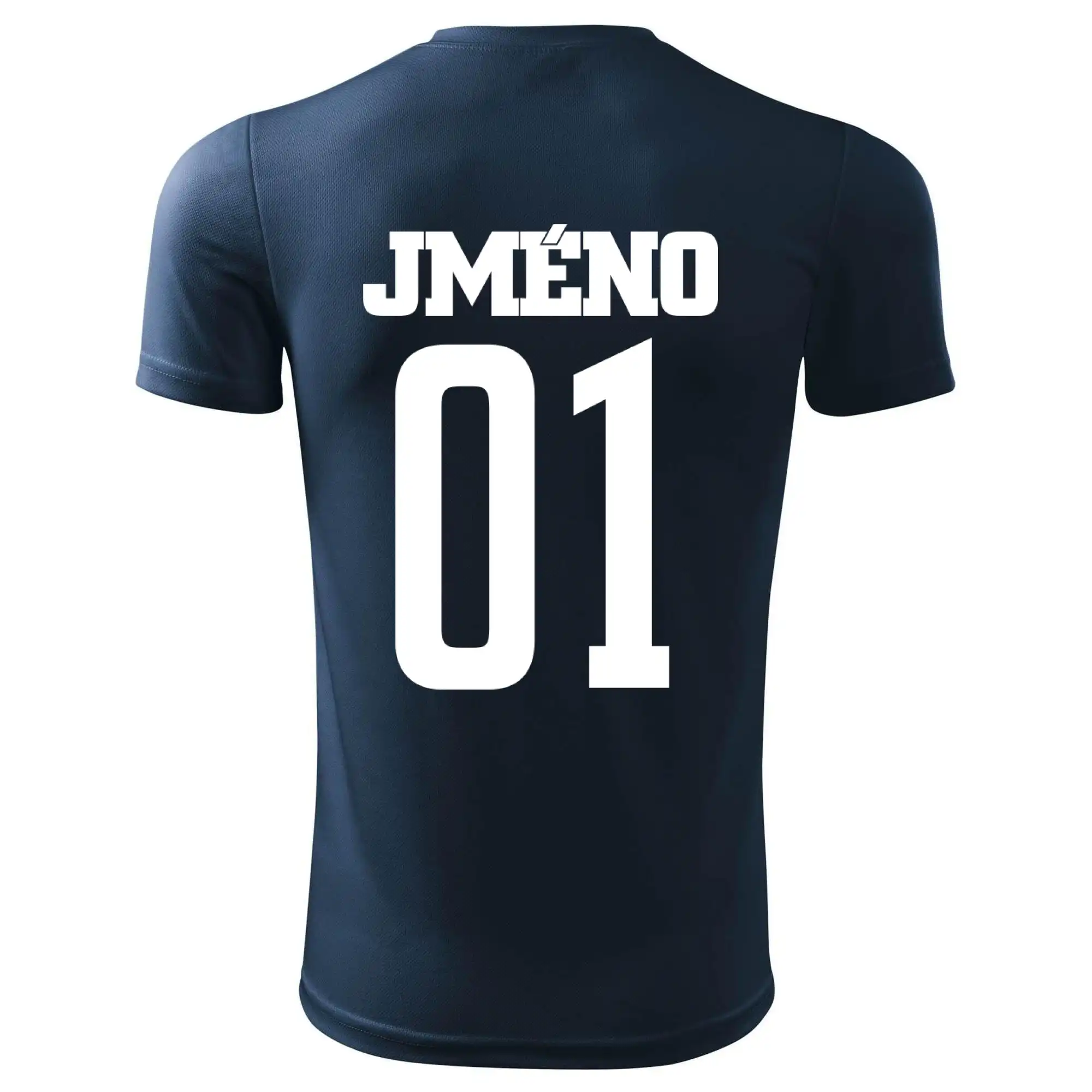 Fotbalový dres - vlastní jméno a číslo