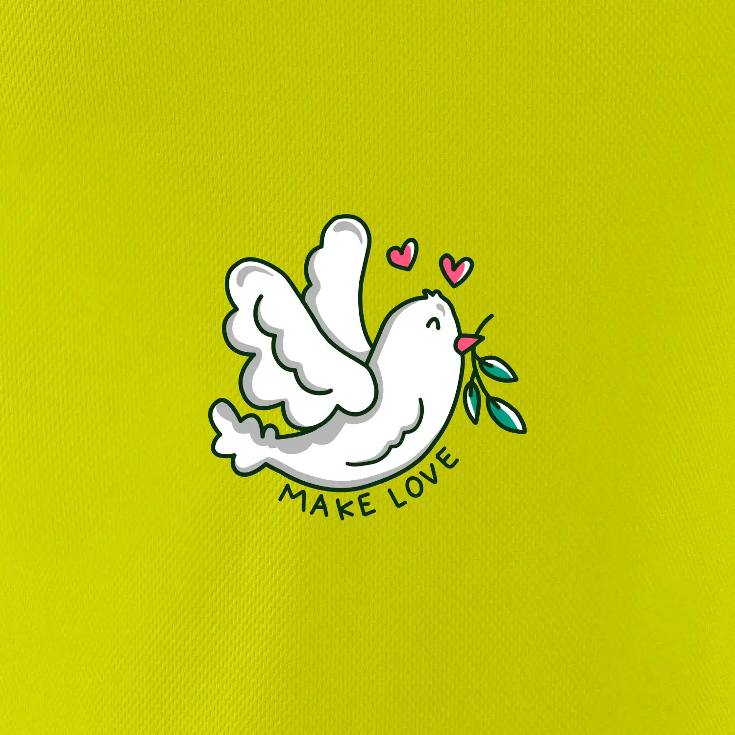 Holubice míru - make love
