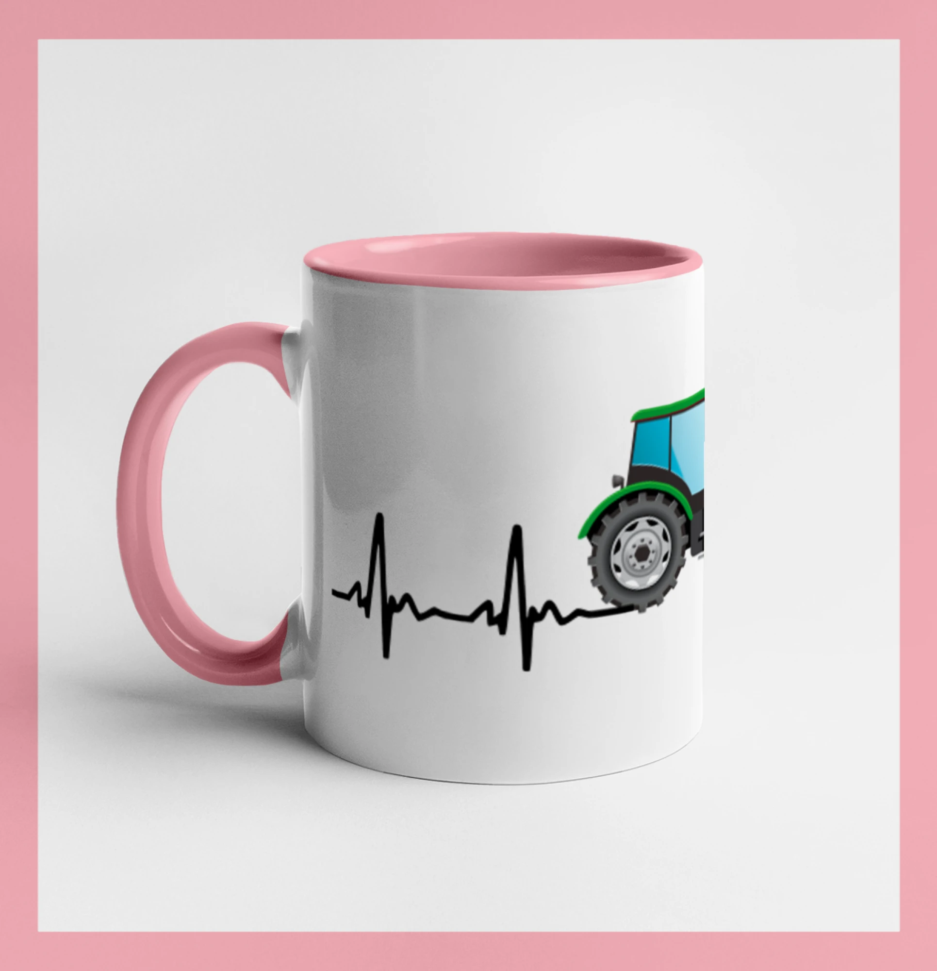 Traktor barevný ekg