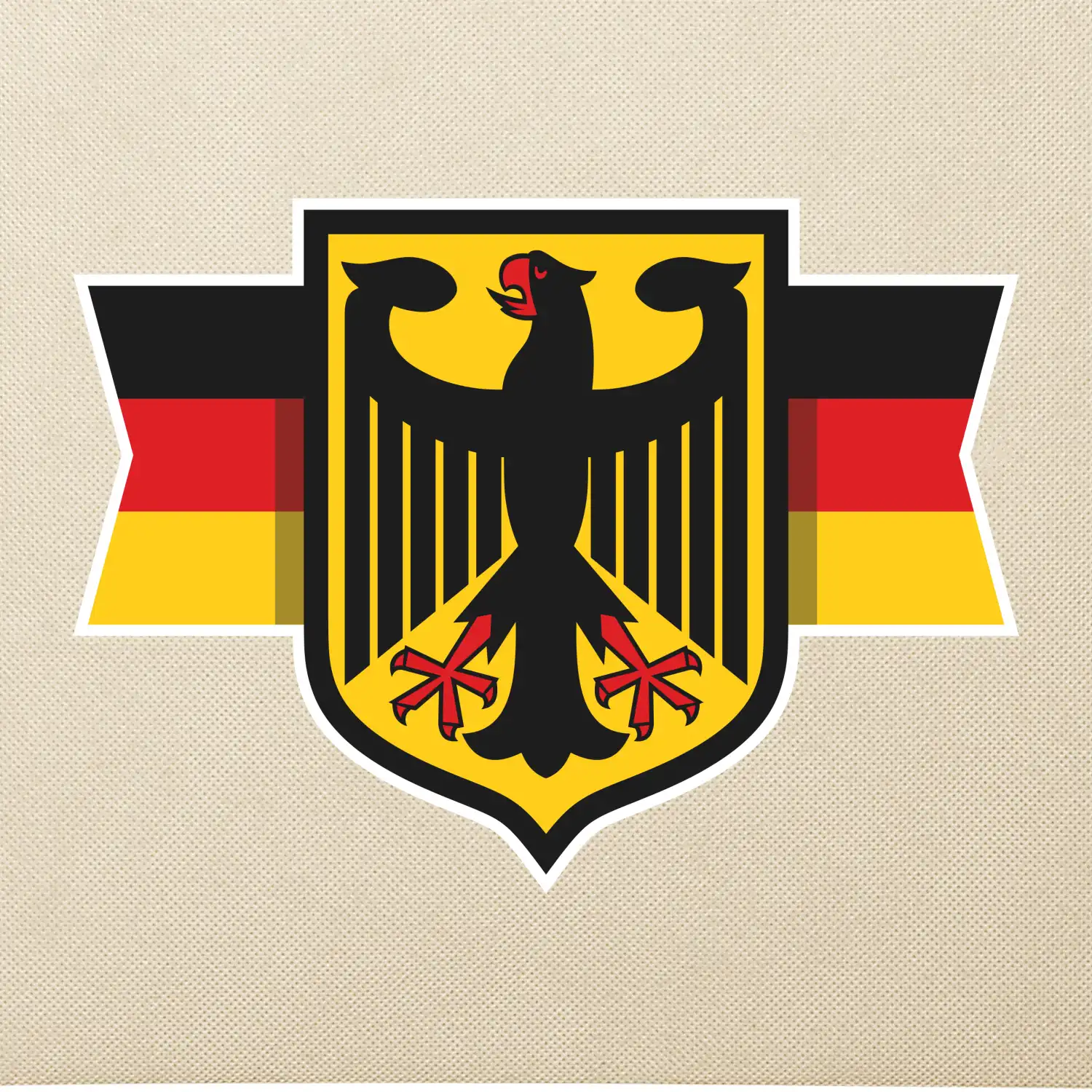 Německá orlice a vlajka