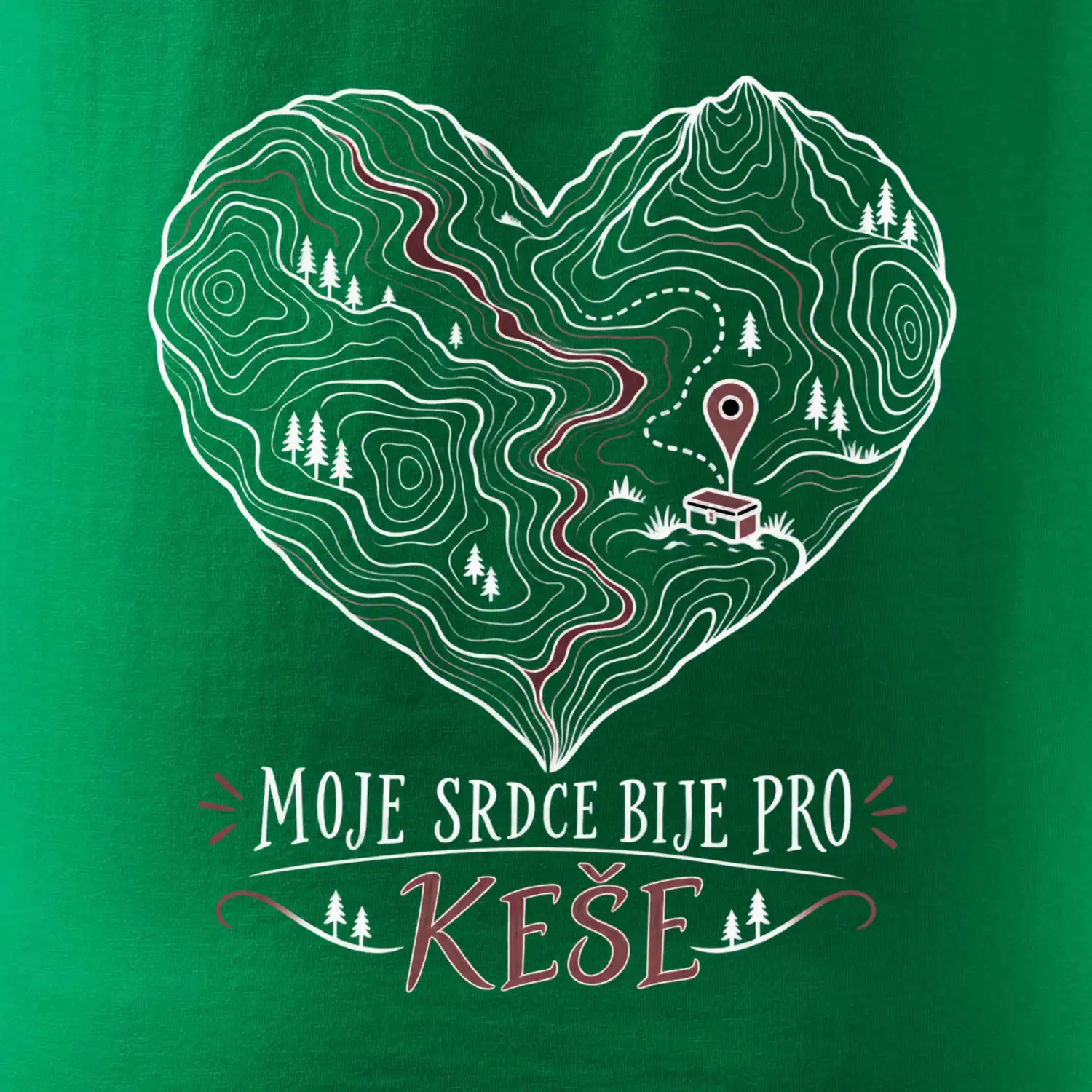 Moje srdce bije pro keše topografické srdce