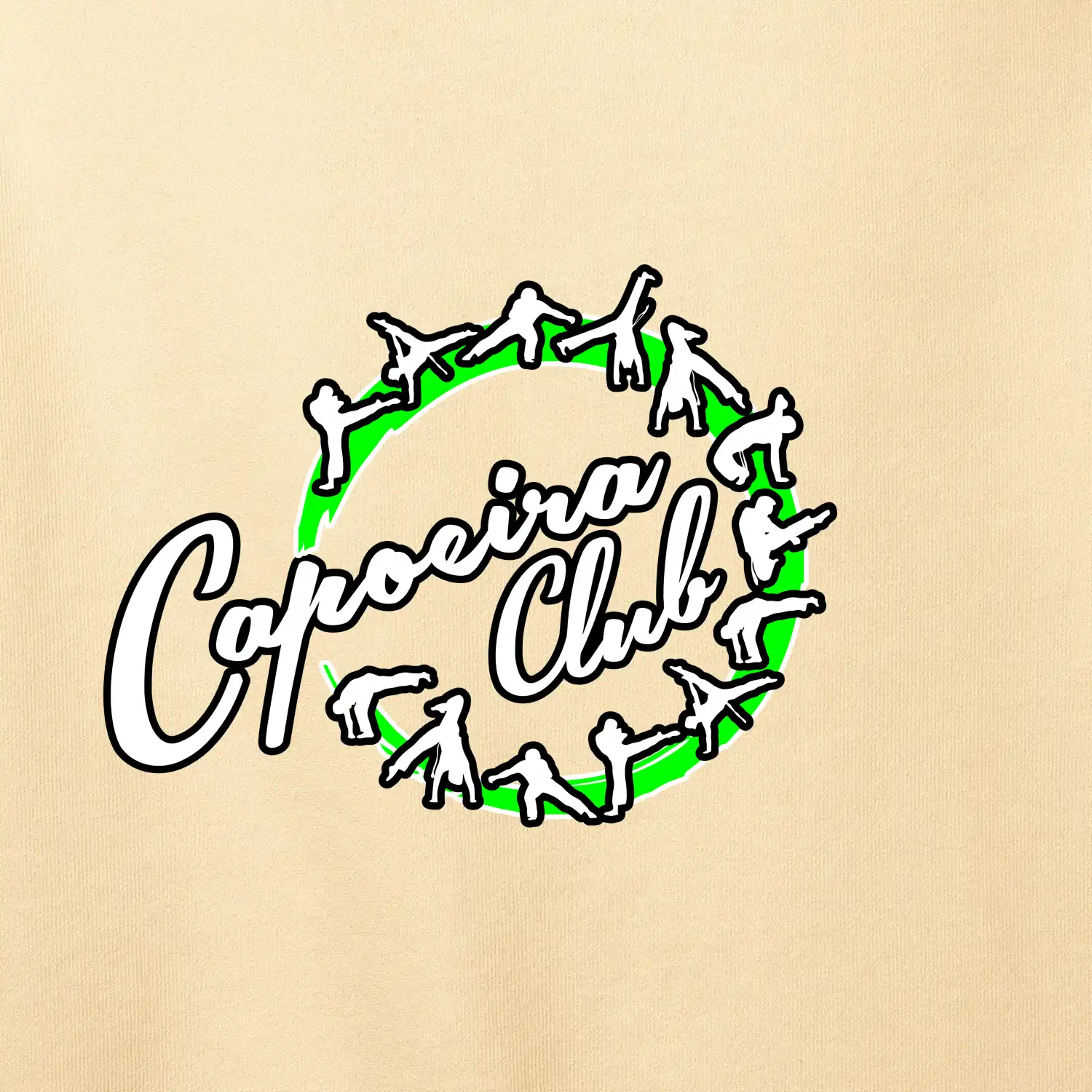 Capoeira club nápis - cviky v kruhu