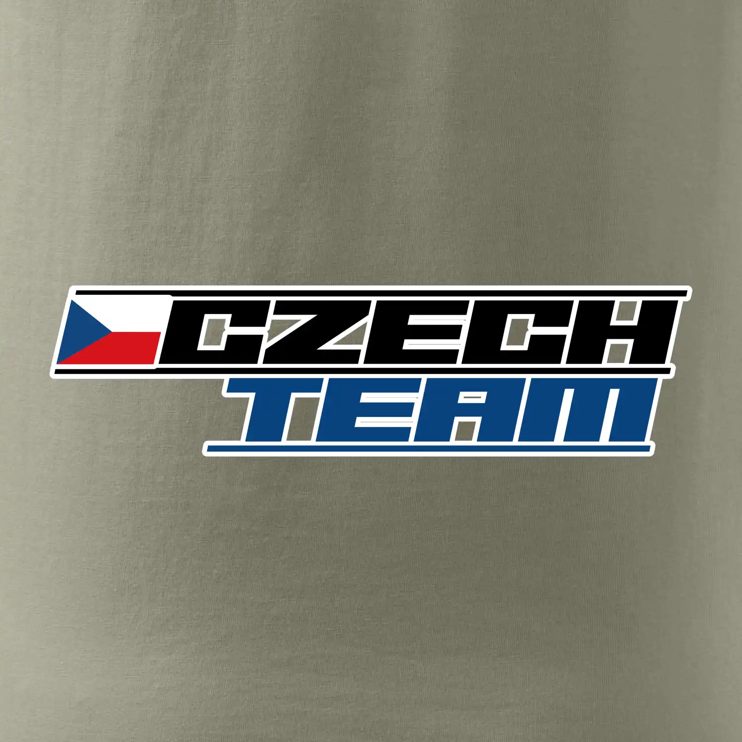 Czech team s vlajkou - Mistrovství světa v ledním hokeji 2026