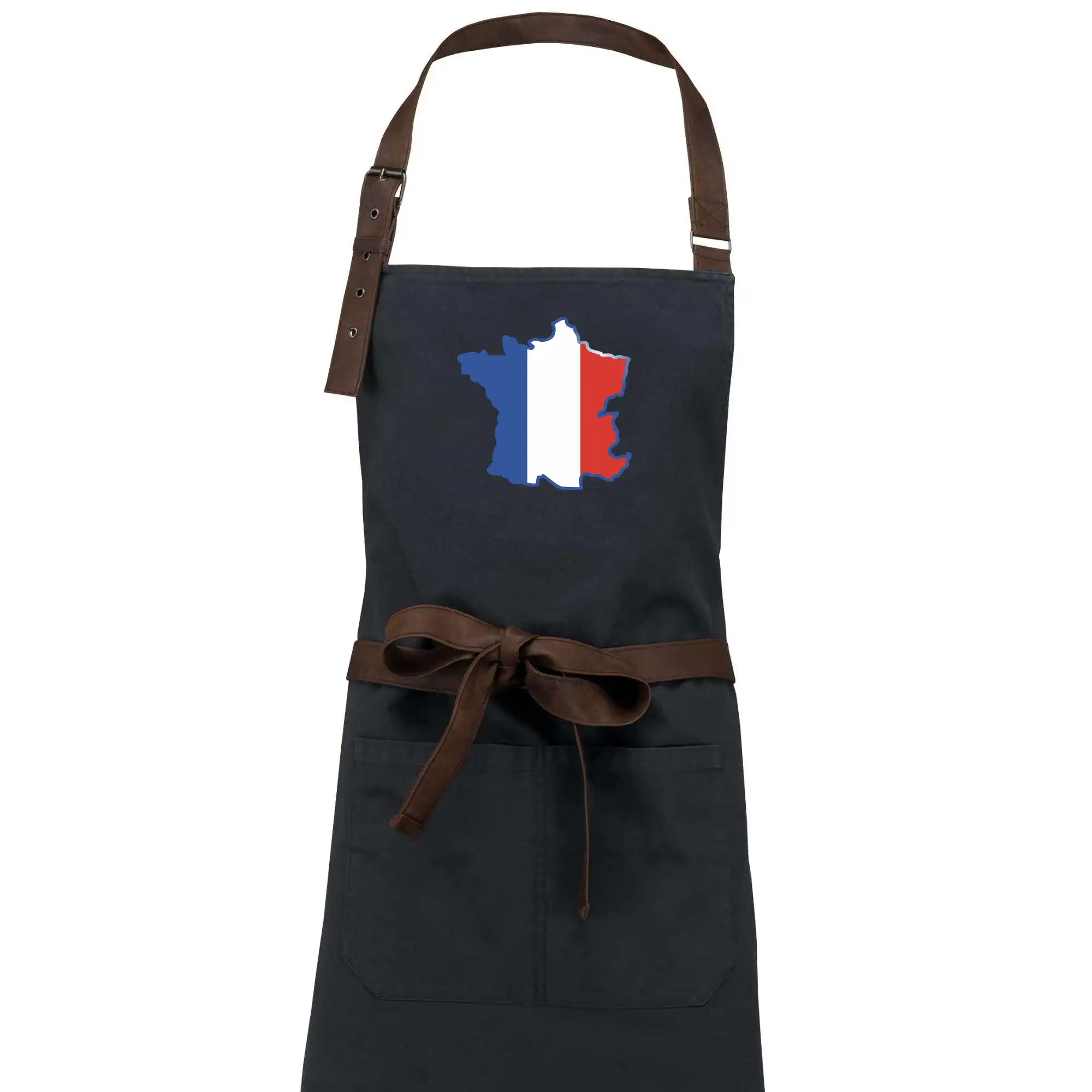 Francouzská vlajka mapa obrys