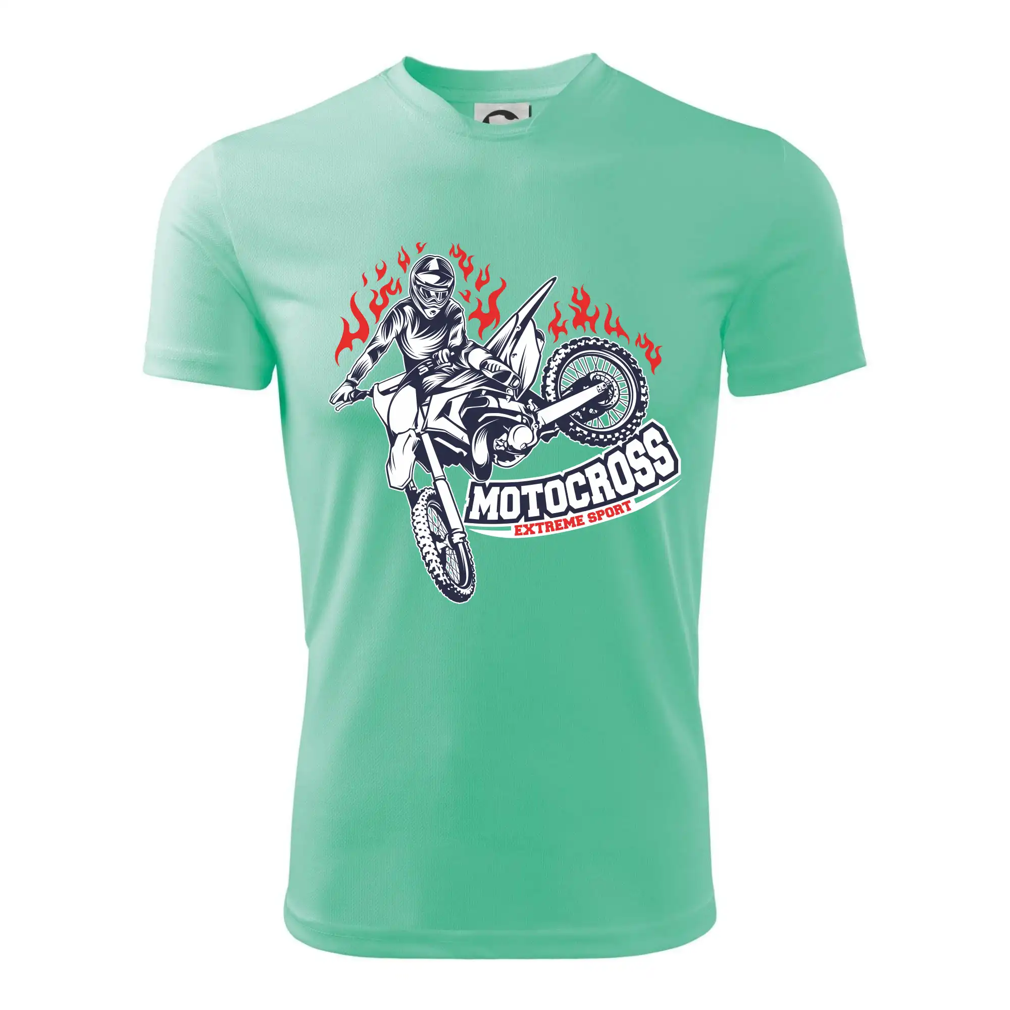 Motocross extreme sport fire