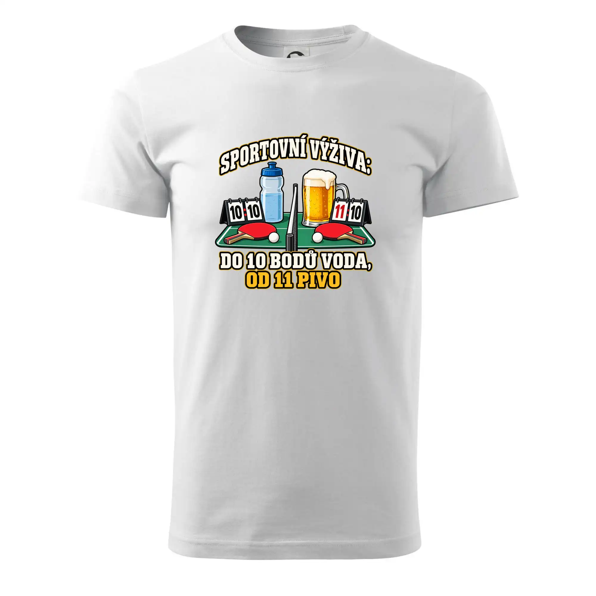Sportovní výživa -  do 10 bodů voda, od 11 pivo