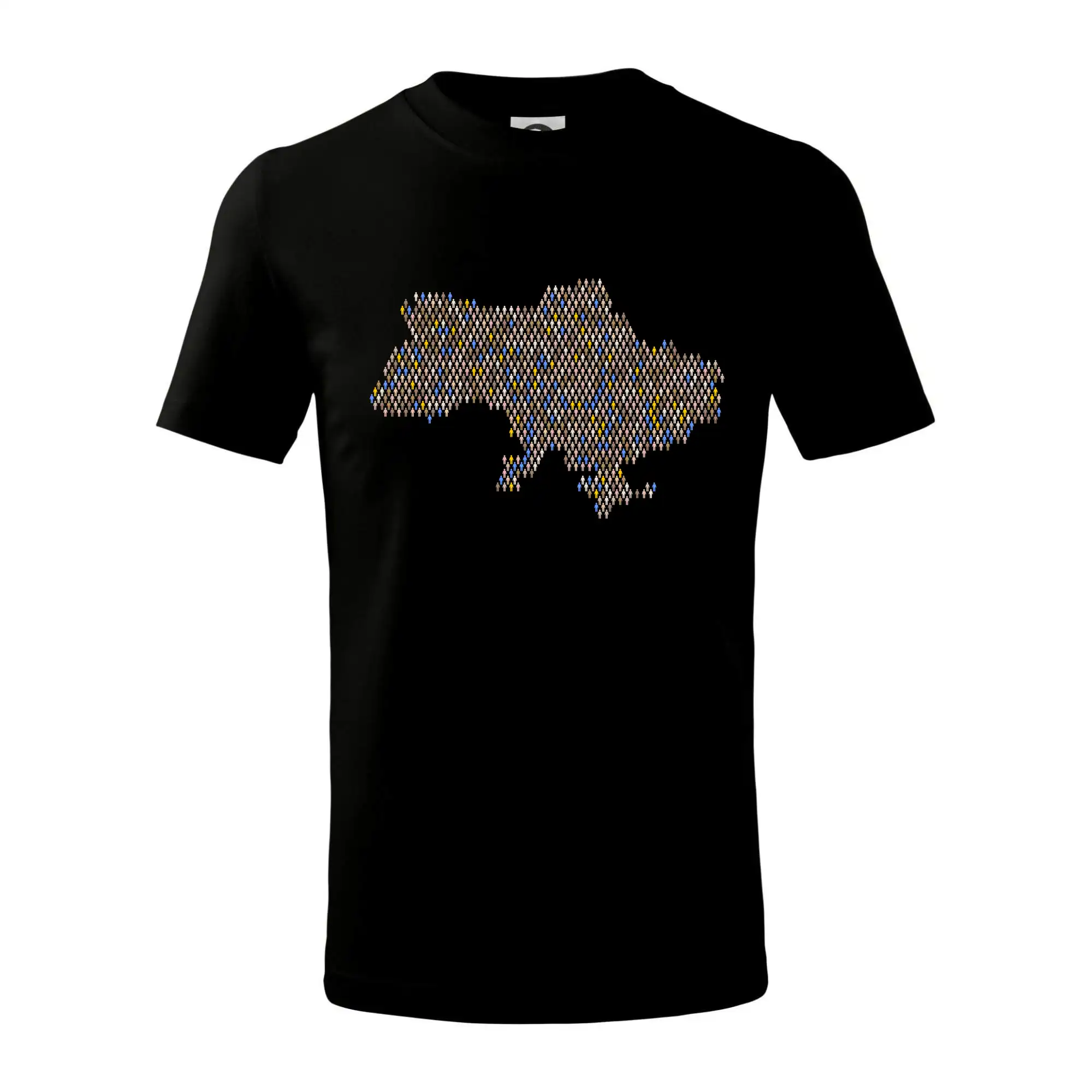 Mapa Ukrajiny panáčci