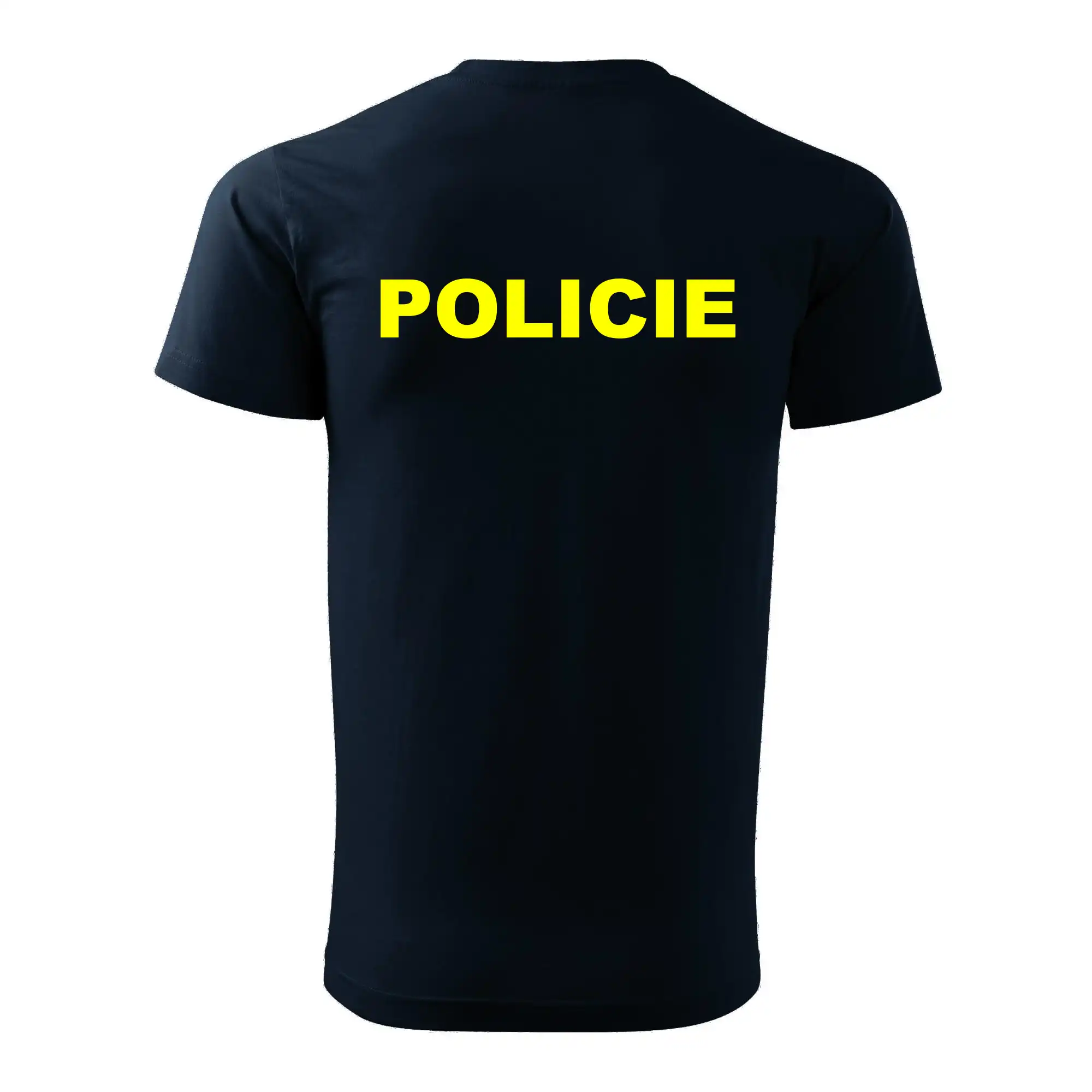 Policie Nápis žlutý
