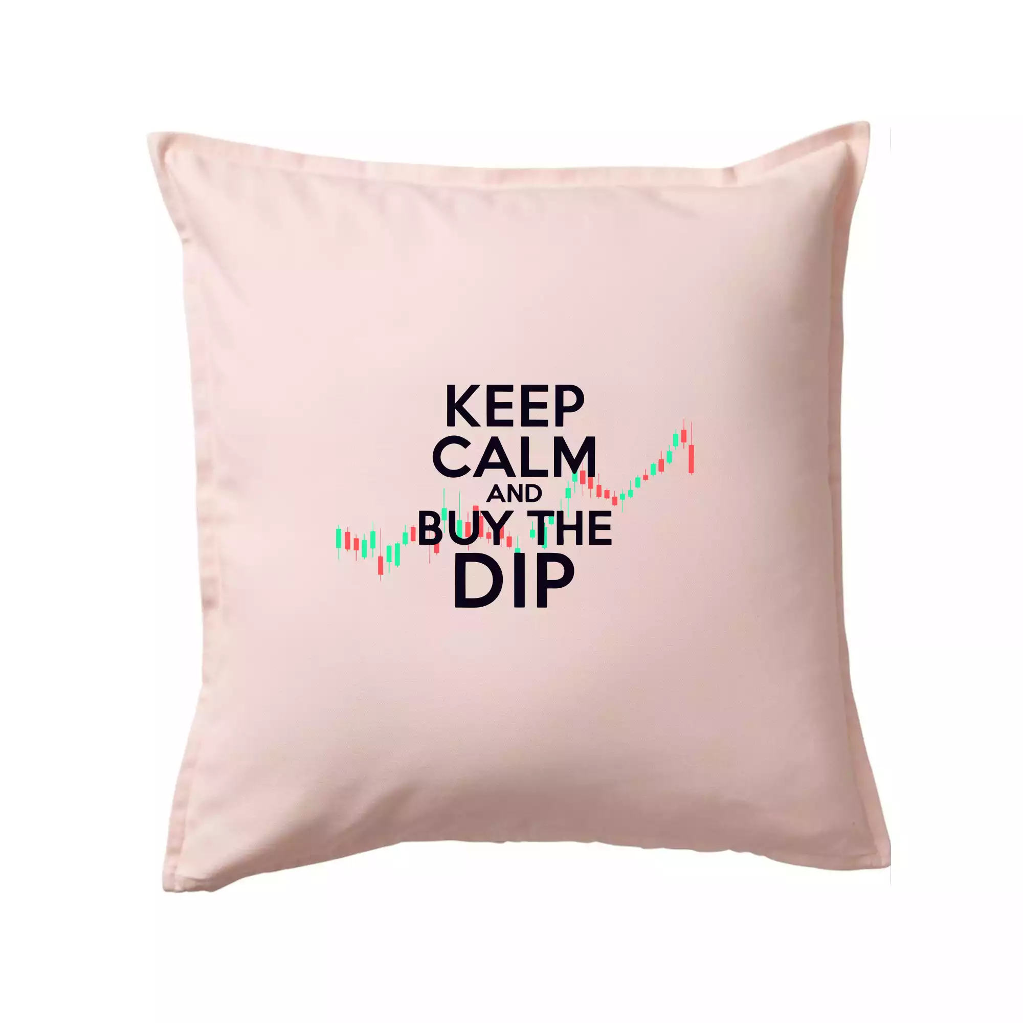 Zeleno červený graf Keep Calm and Buy the Dip