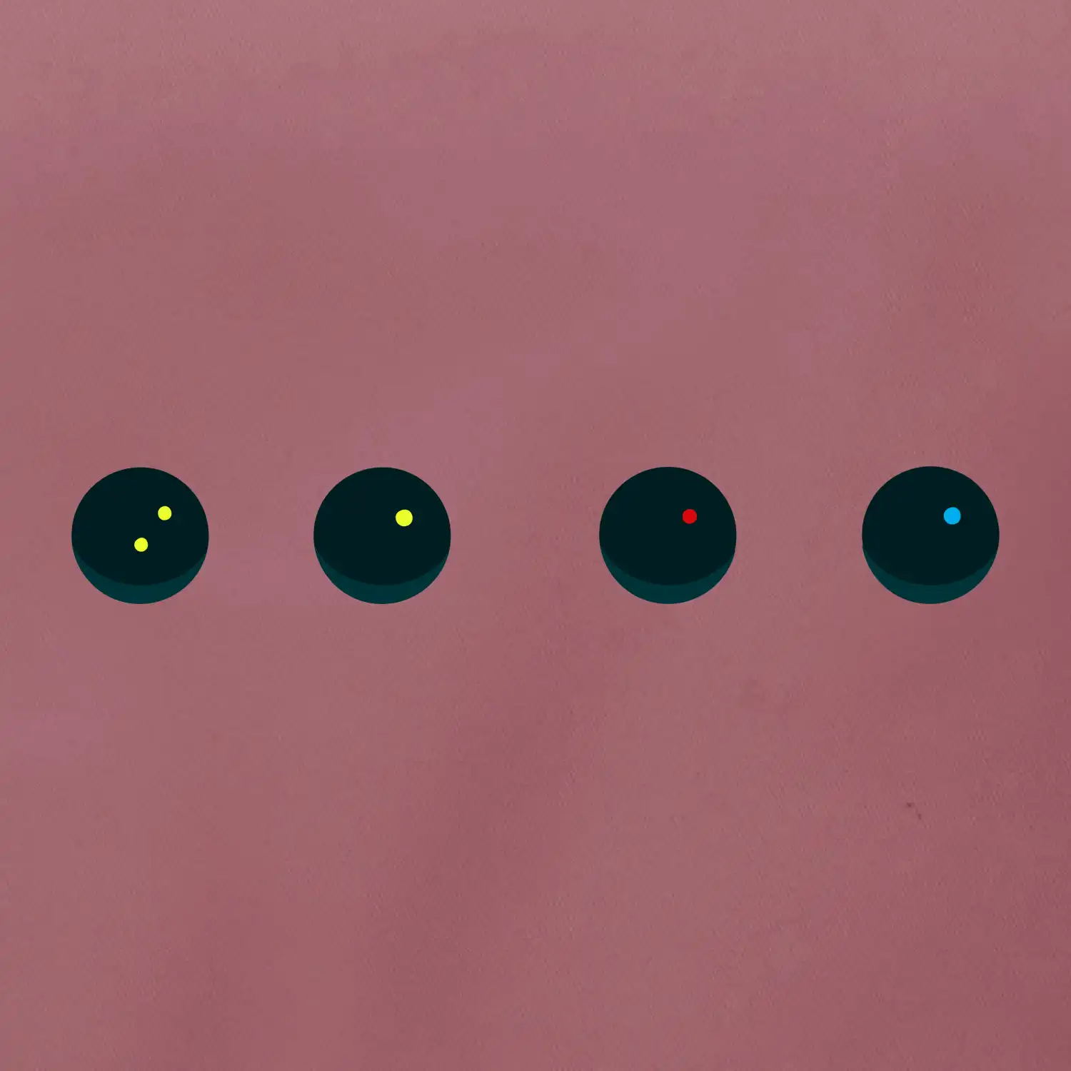 Evolution squash ball