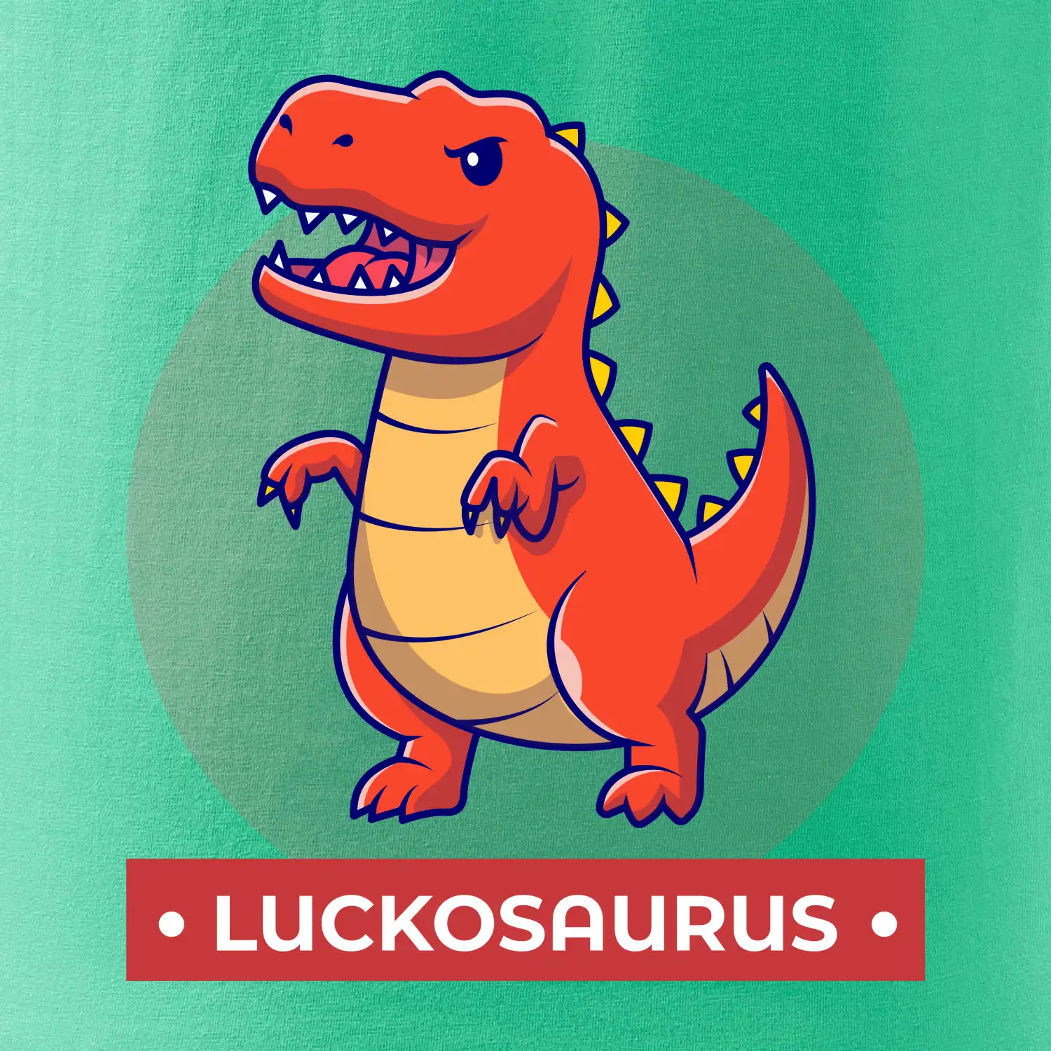 Dinosauří jména - oranžový dinosaurus