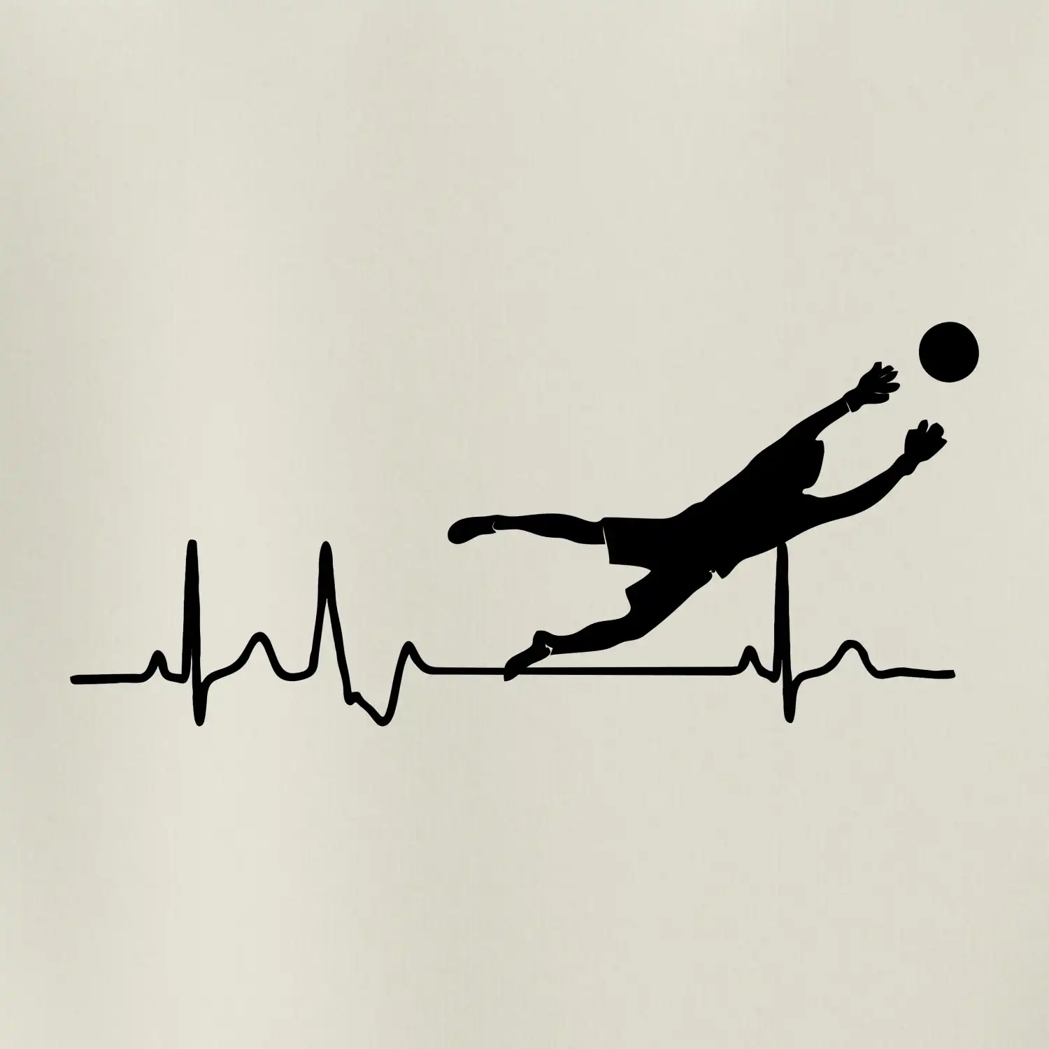 Ekg fotbal brankář
