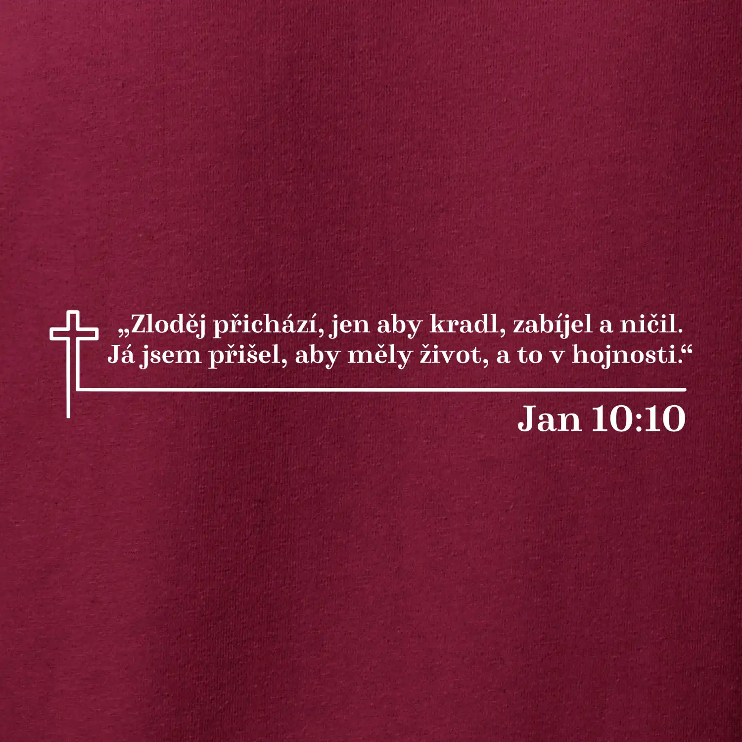 Citáty z bible - Jan 10:10