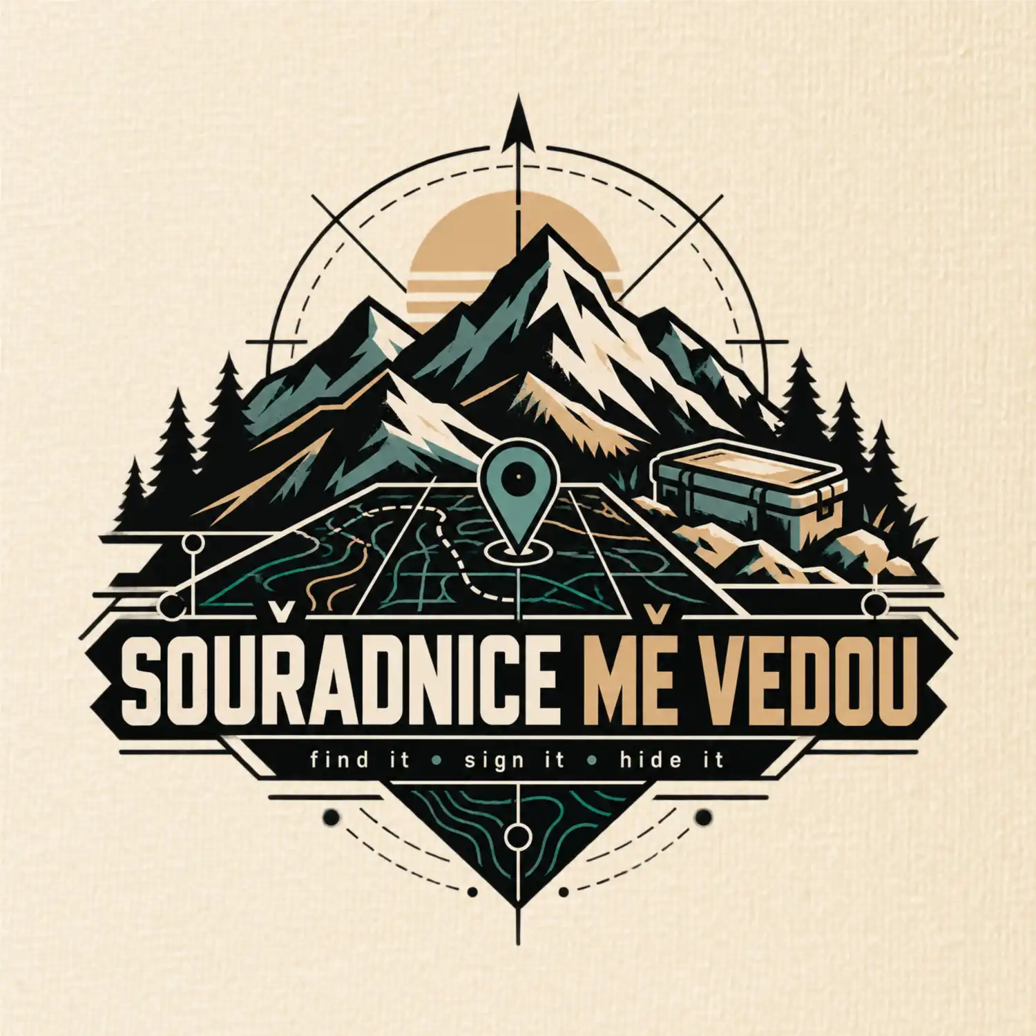 Souřadnice mě vedou horská mapa