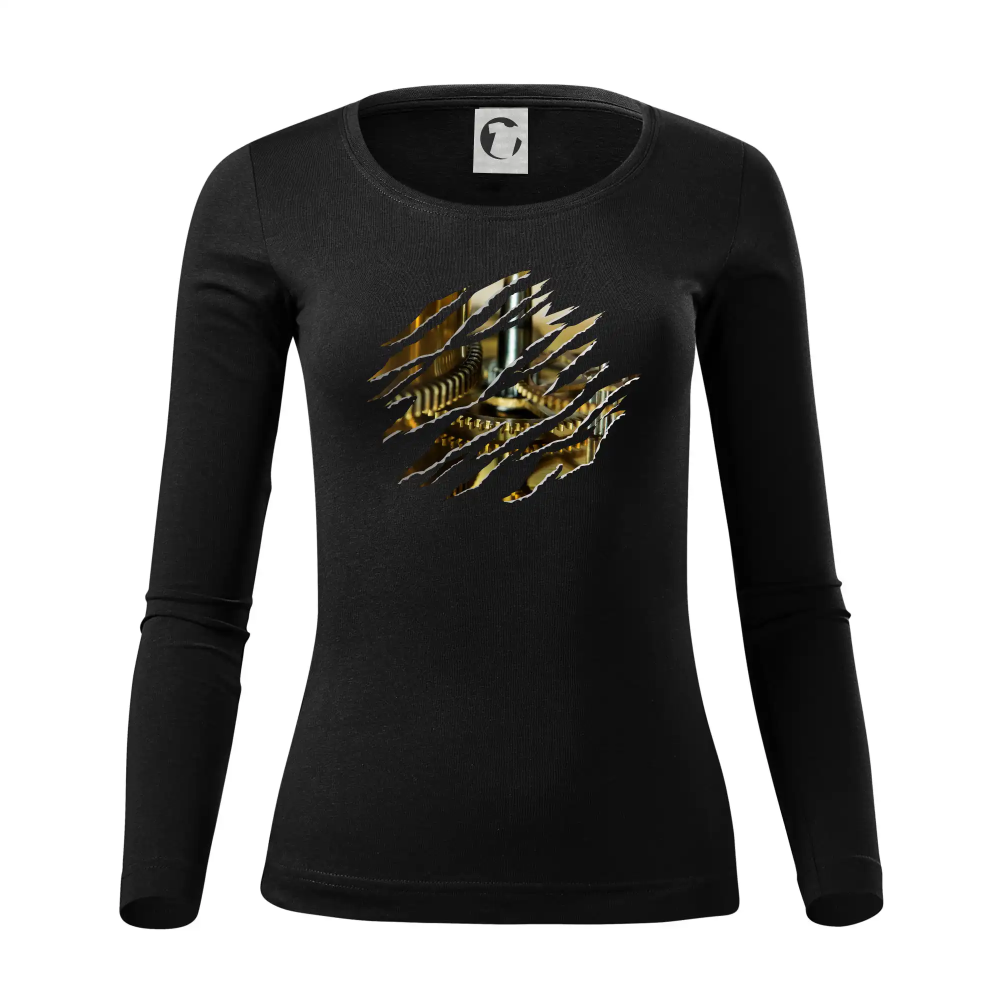 Roztržené triko - hodinový strojek