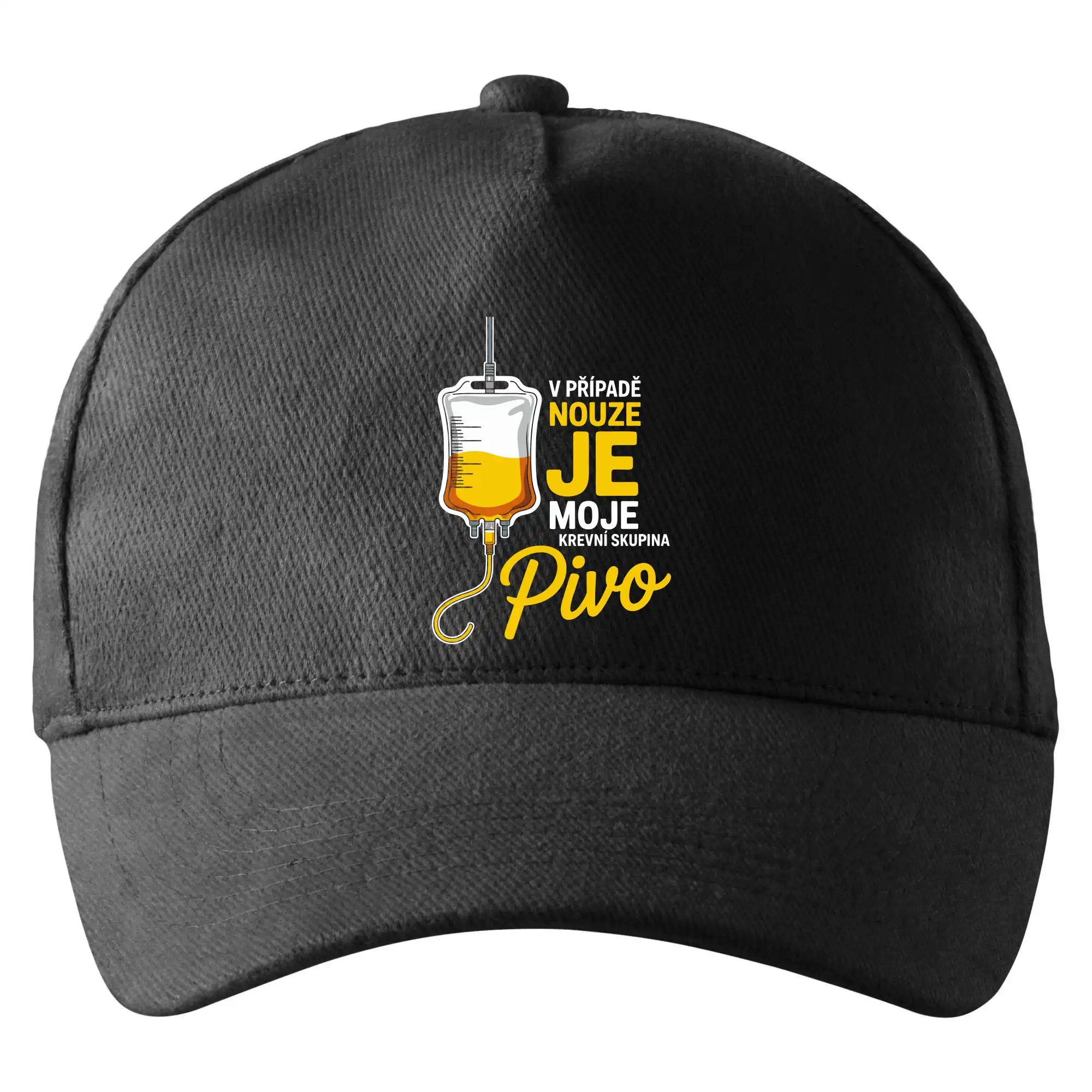 V případě nouze je moje krevní skupina pivo