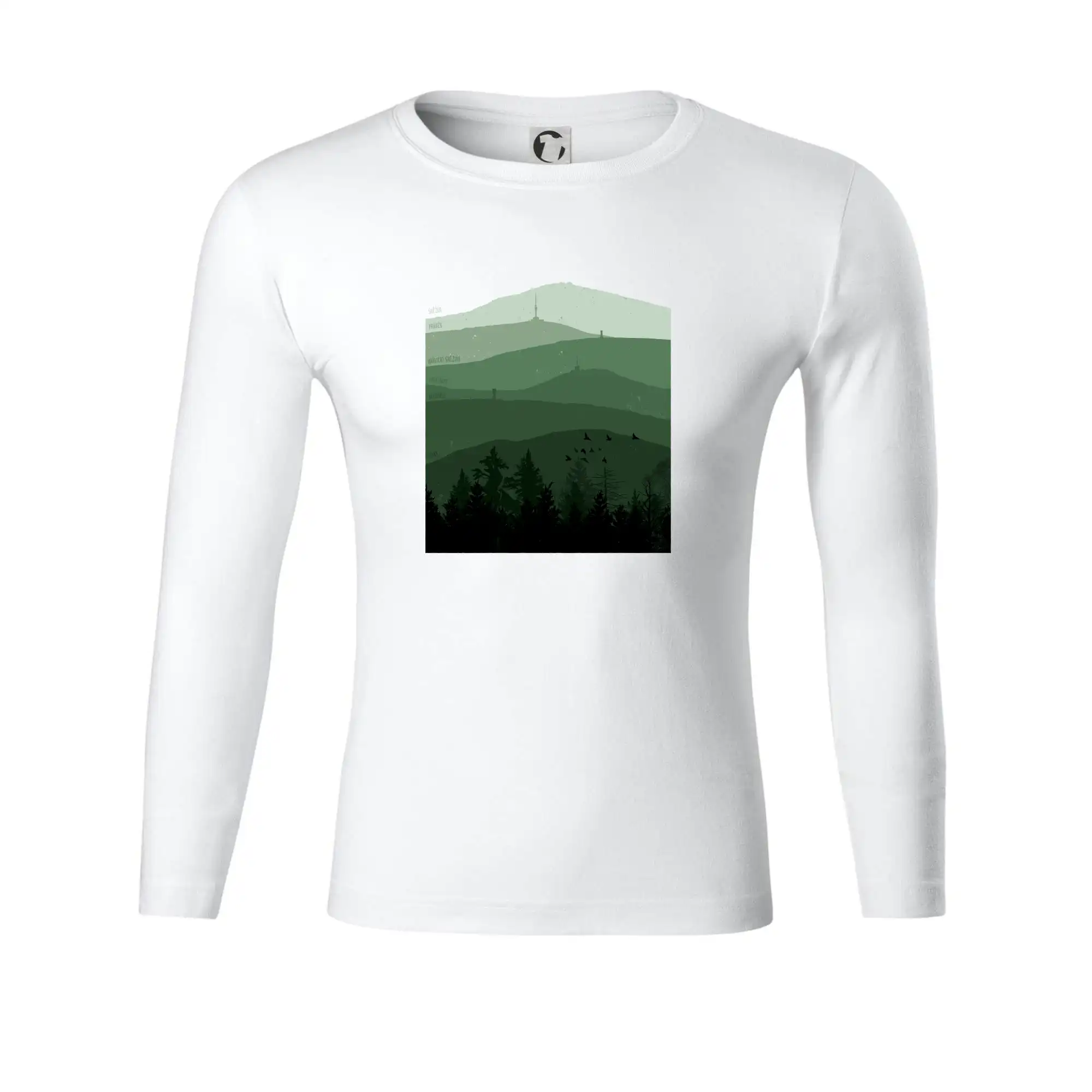 Siluety nejvyšších Českých hor