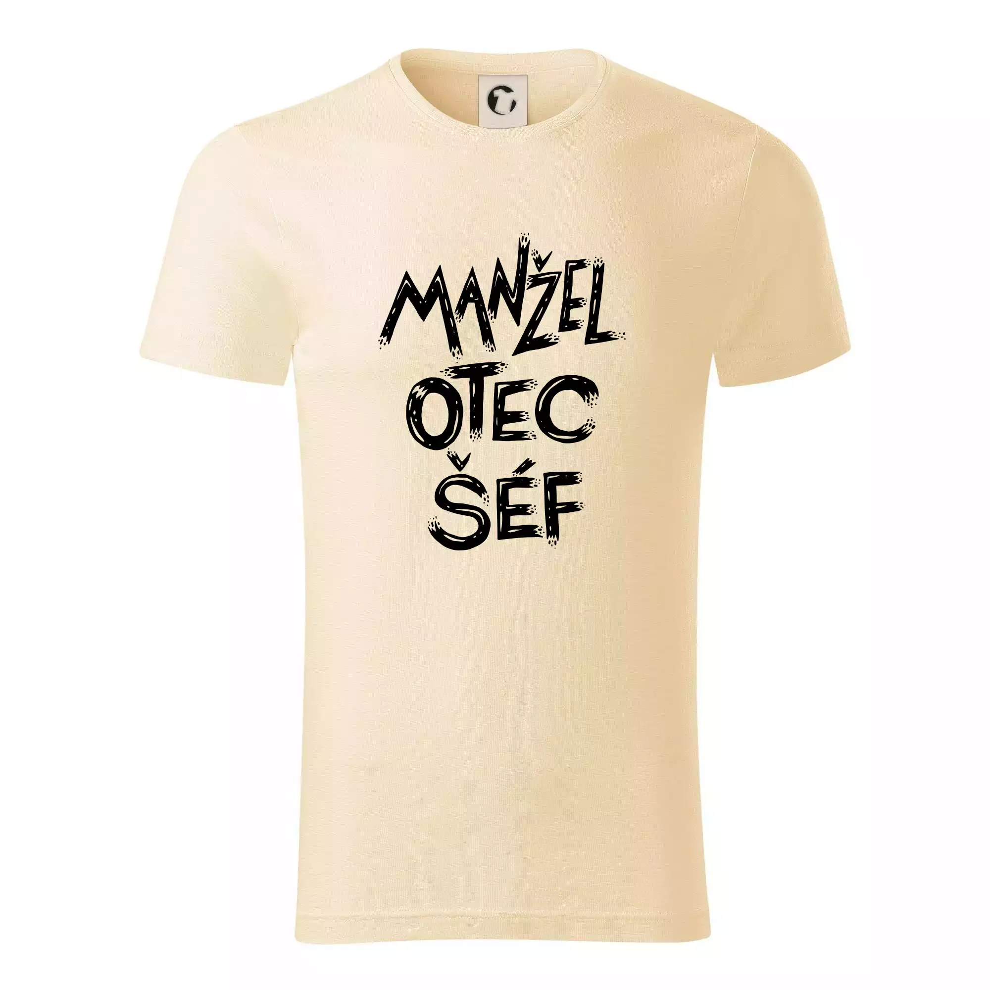 Manžel otec šéf - nápis štětkou (Pecka design)