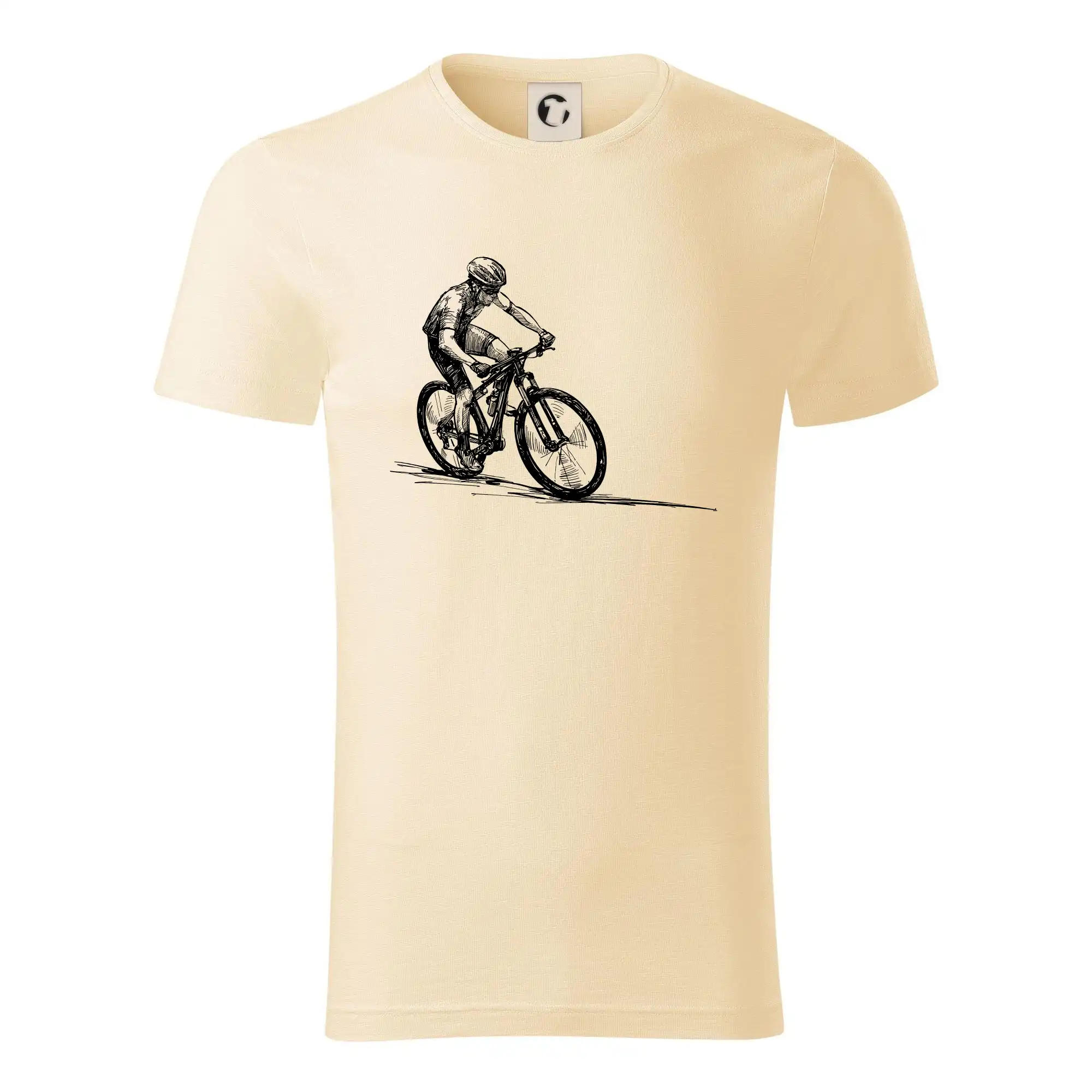 MTB kreslený cyklista