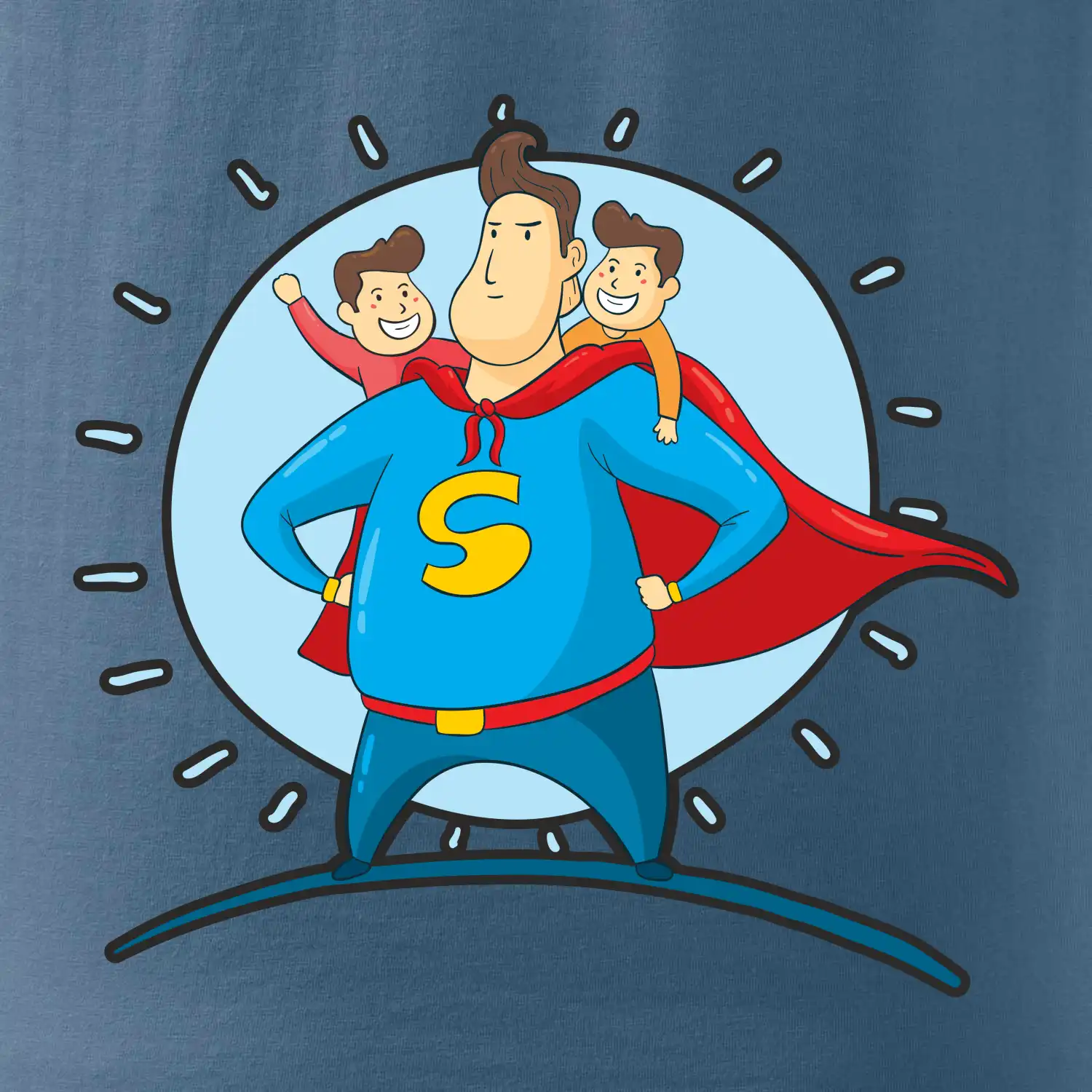 Táta superman - kluk a kluk