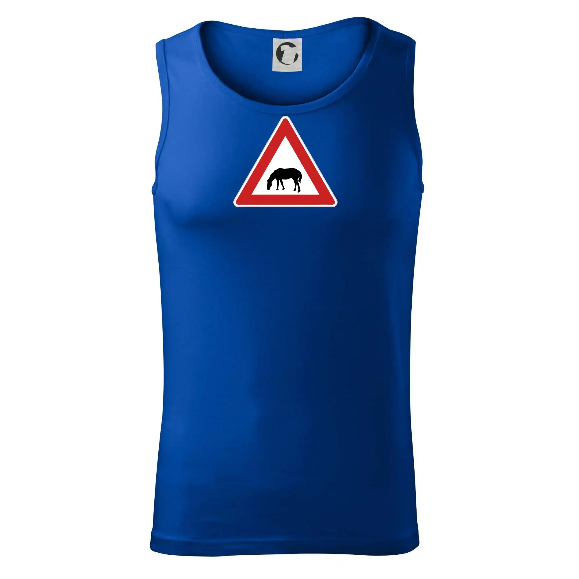 Dopravní značka - Pozor pasoucí se kůň