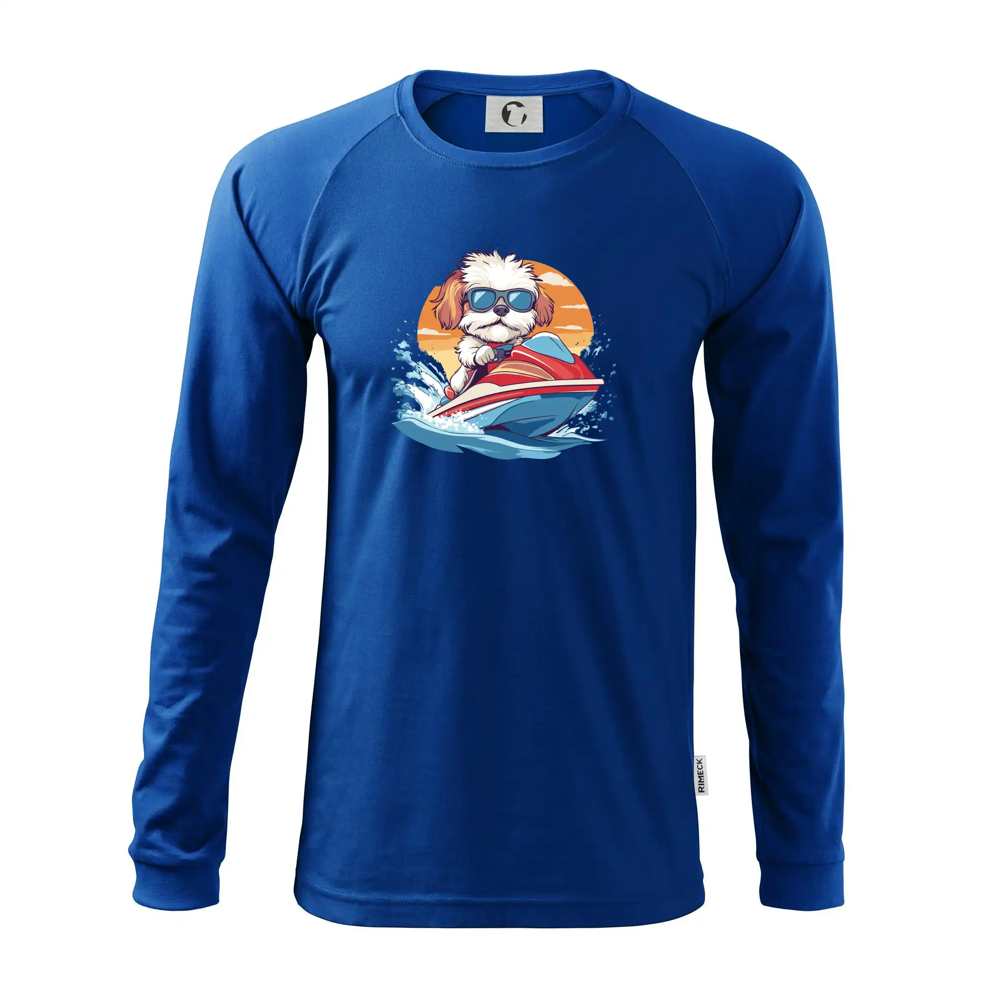 Bišonek na vodním skútru