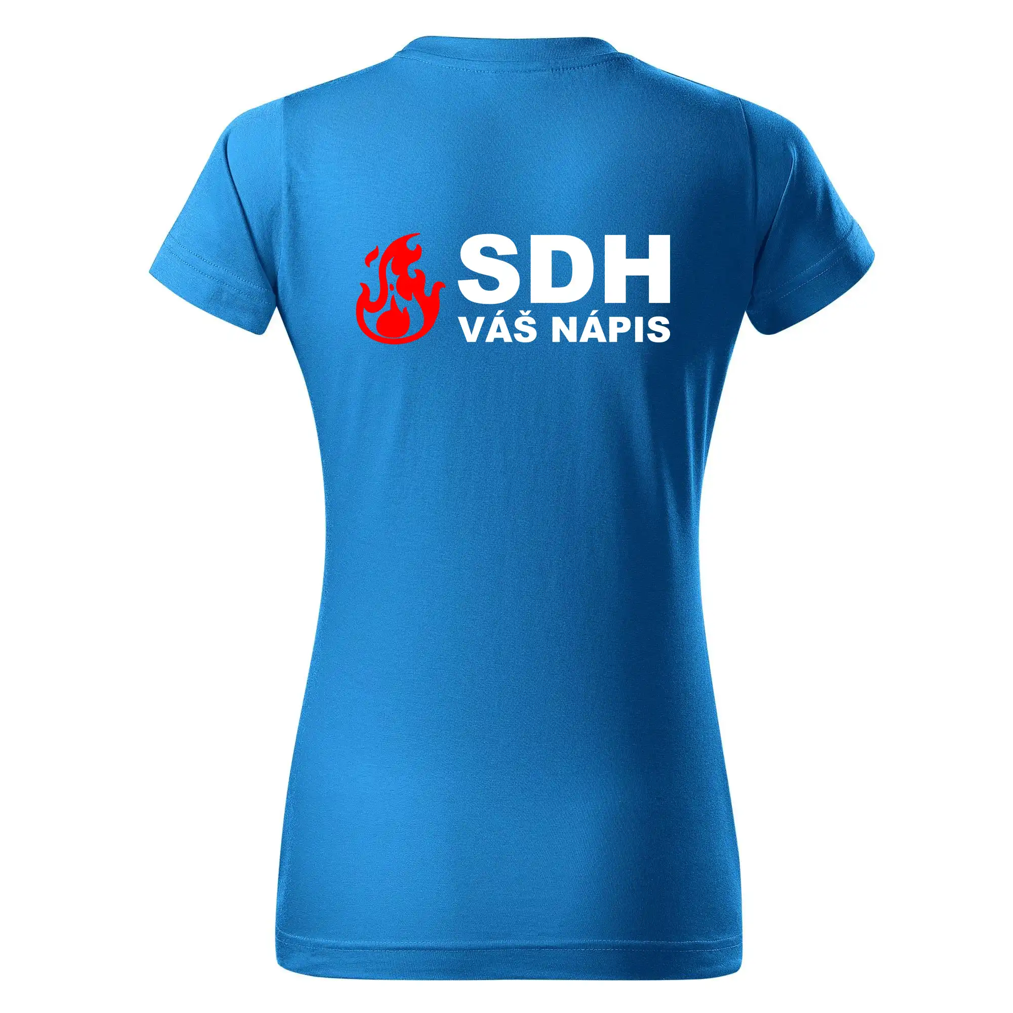 SDH nápis (oheň, název sboru - vlastní nápis)