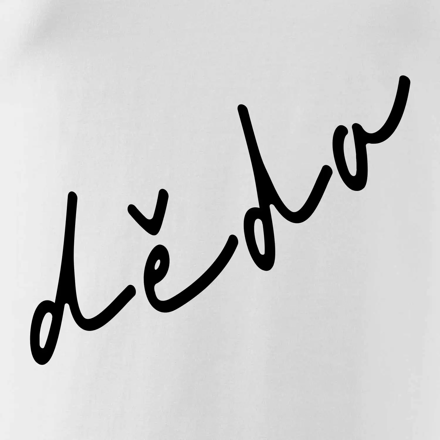 Mikina děda se jmény dětí