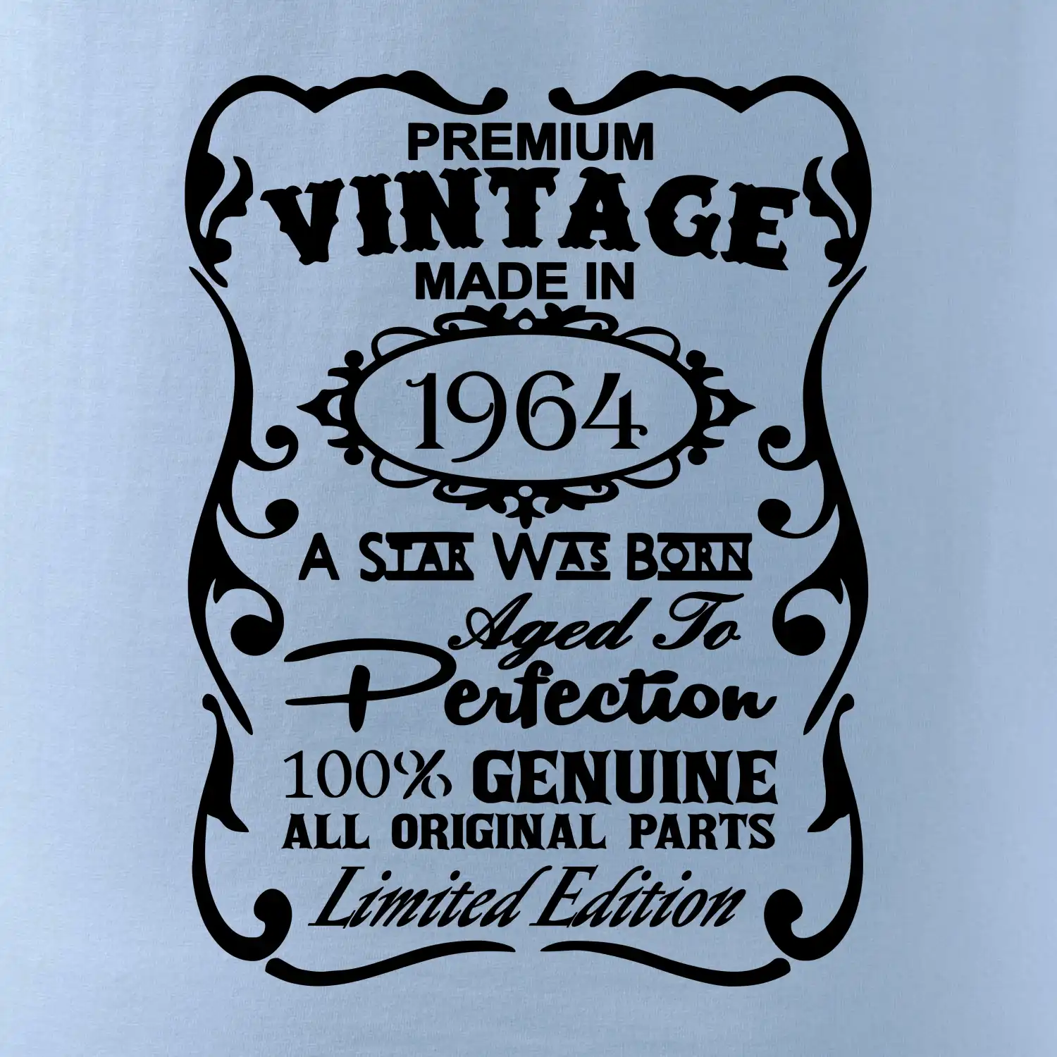 Vintage Etiketa - 1964