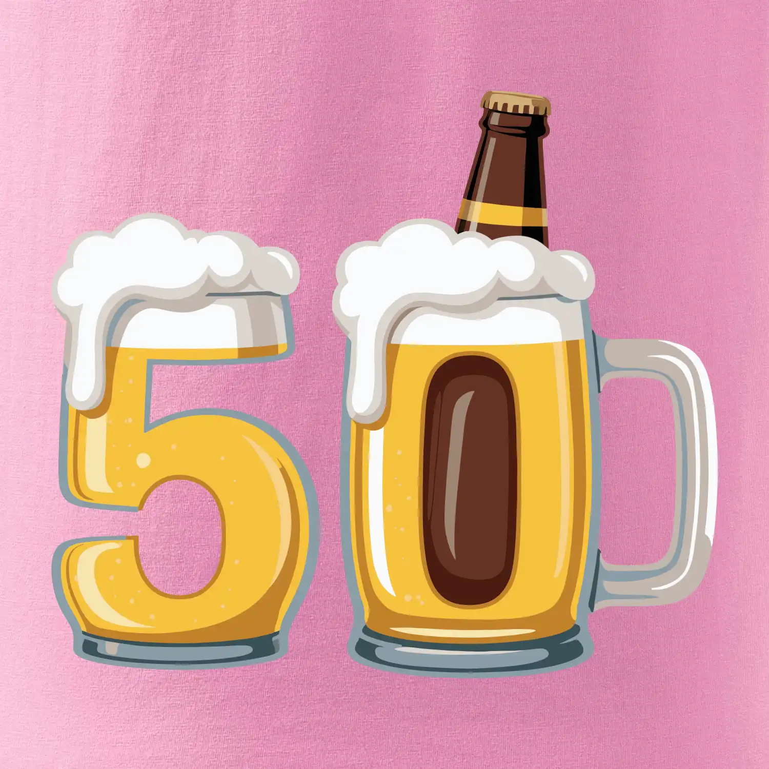 Padesátka v pivu s lahváčem