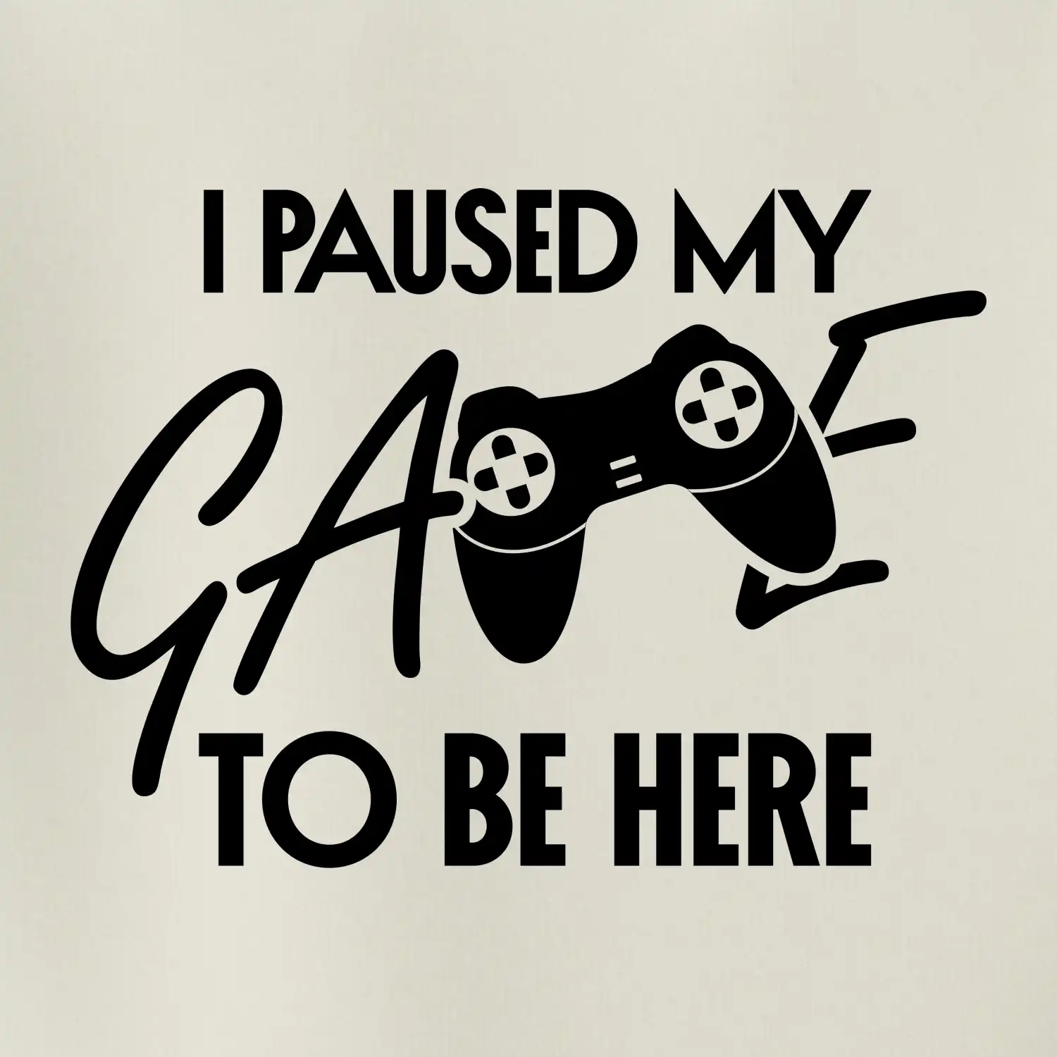 I paused my game to be here