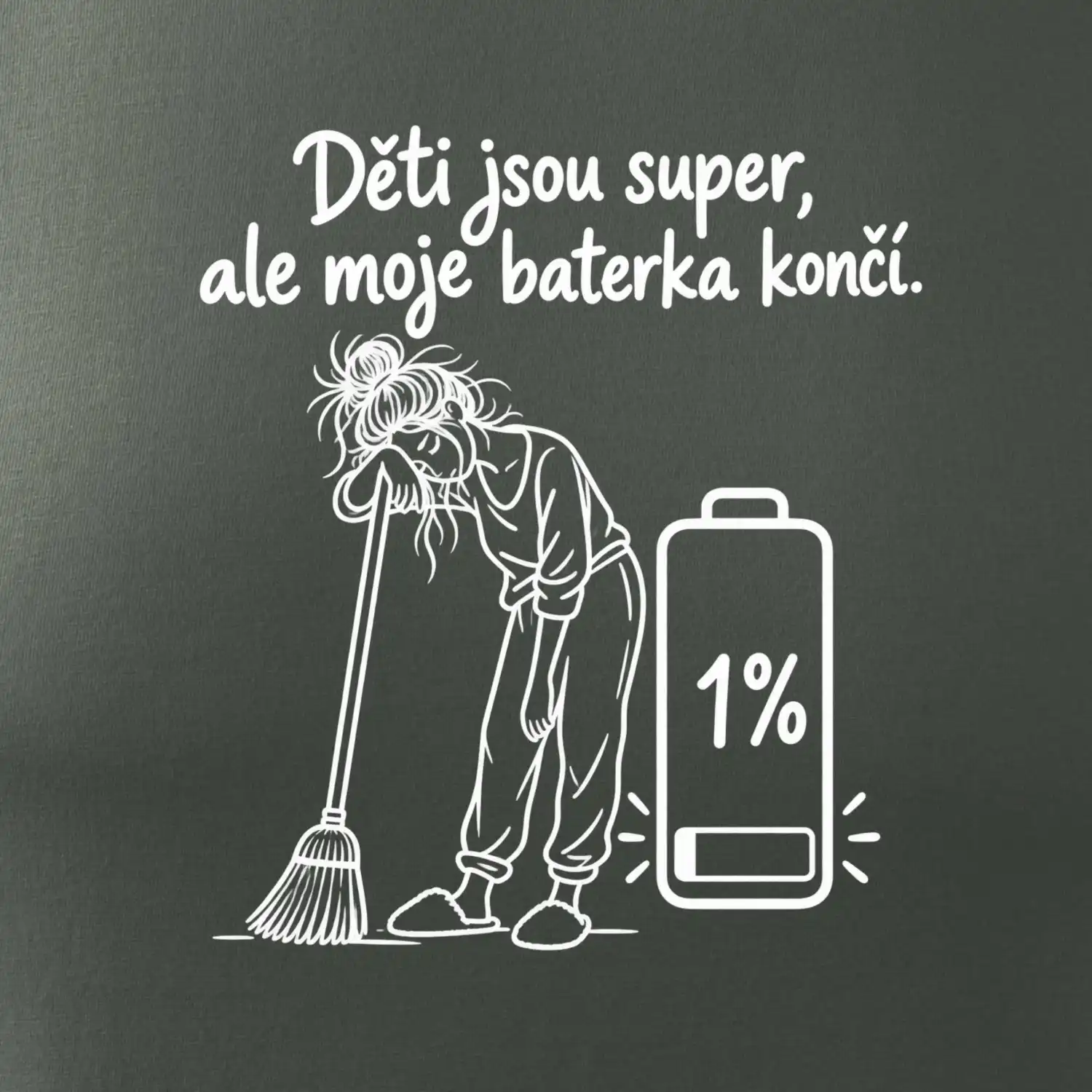 Děti jsou super, ale moje baterka končí