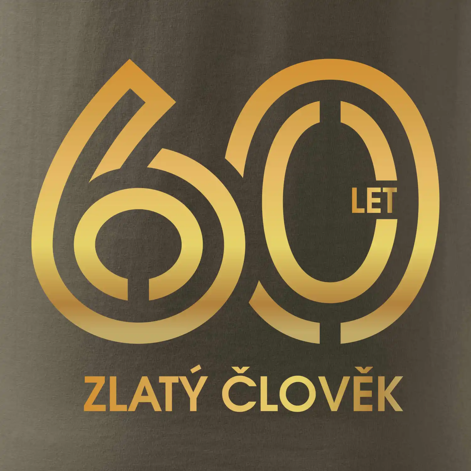 60 let zlatý člověk