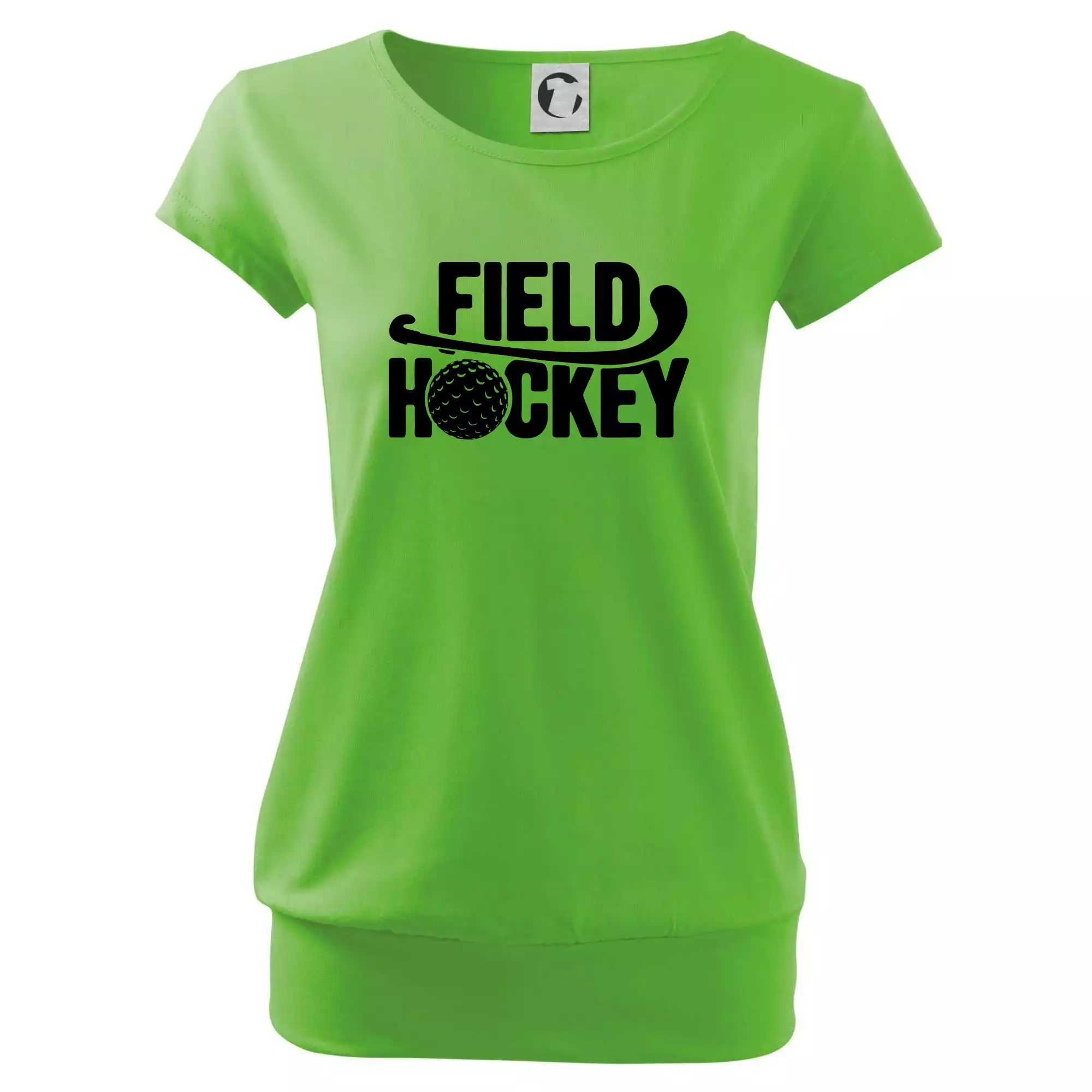 Field hockey míček a nápis