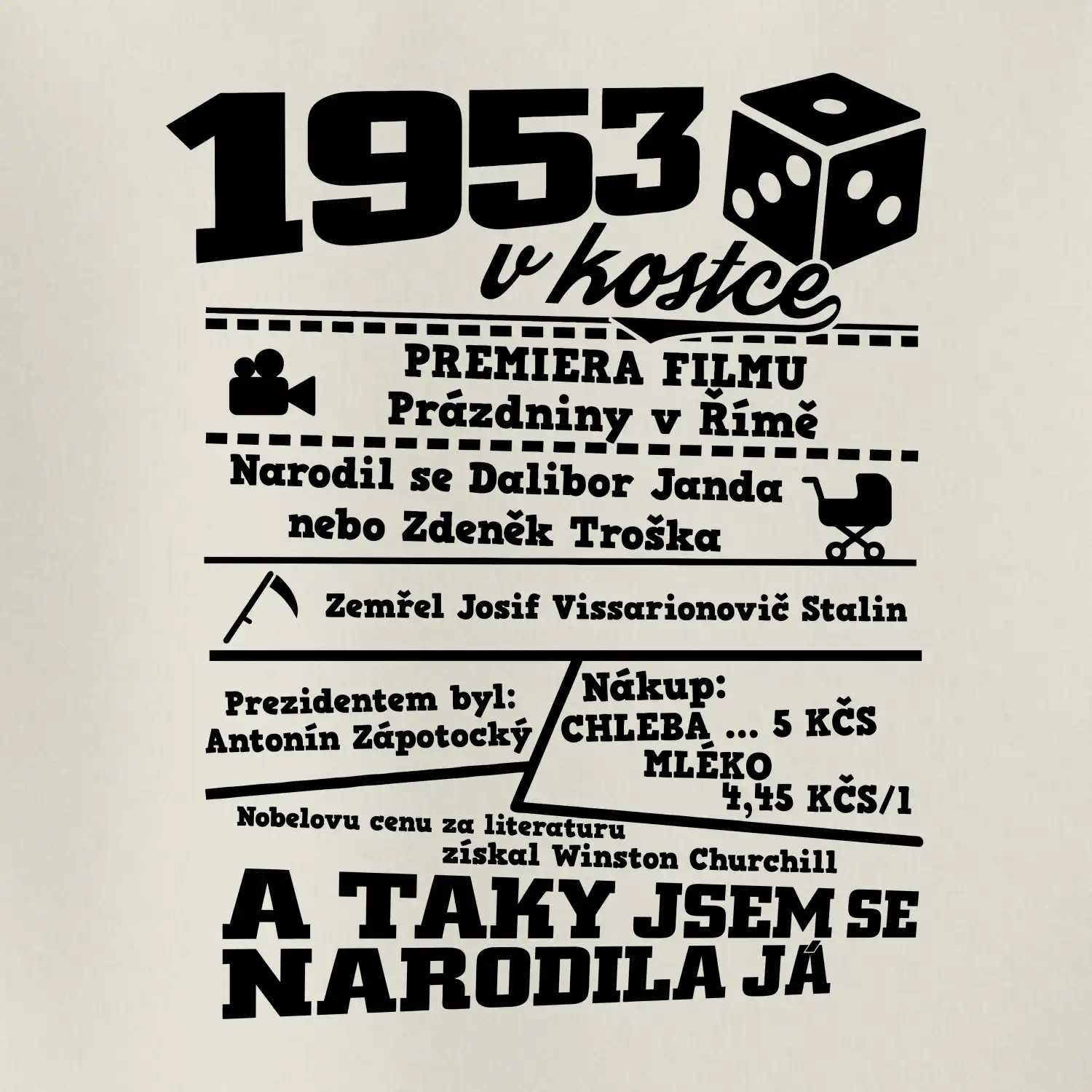 1953 v kostce