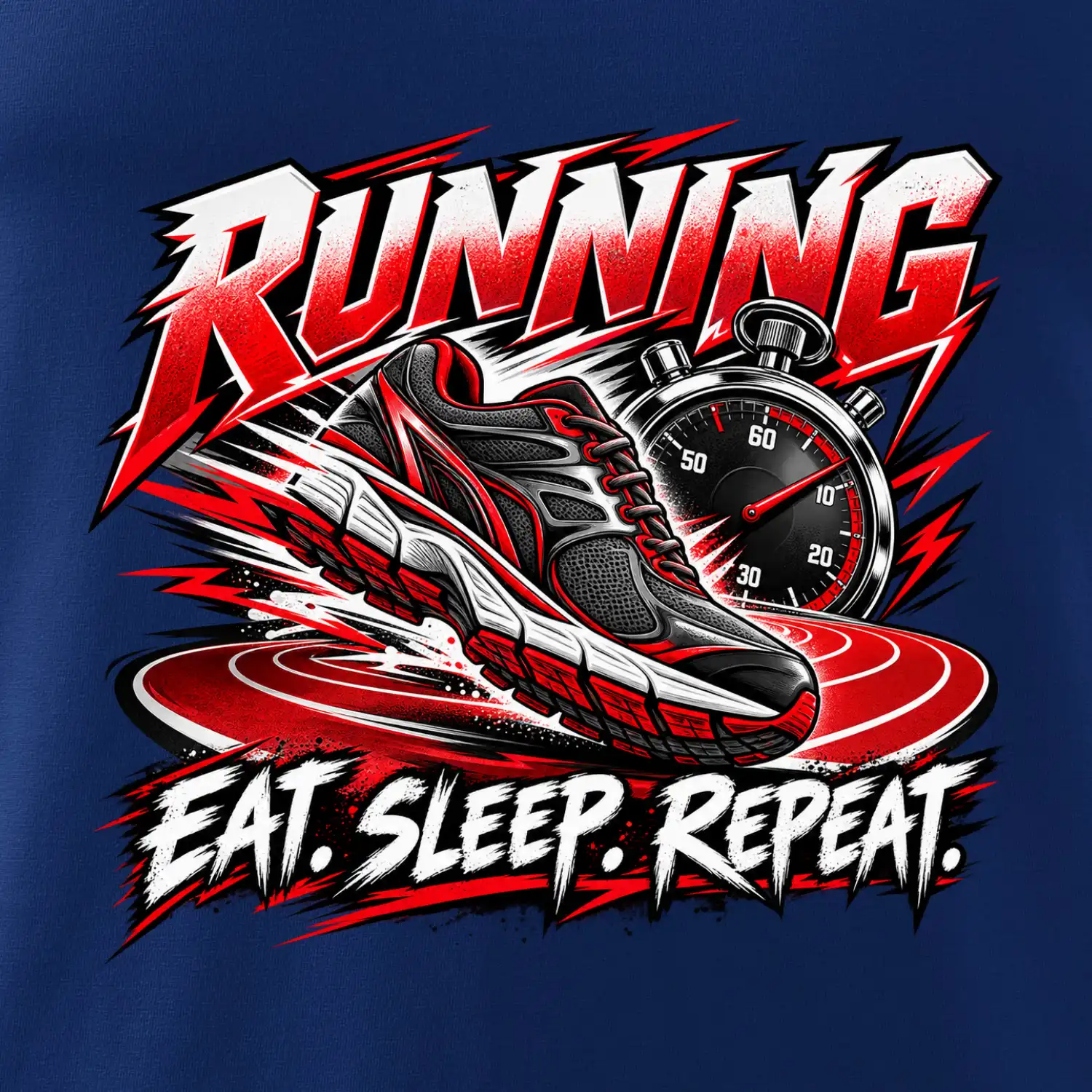 Běžecká bota se stopkami eat sleep repeat